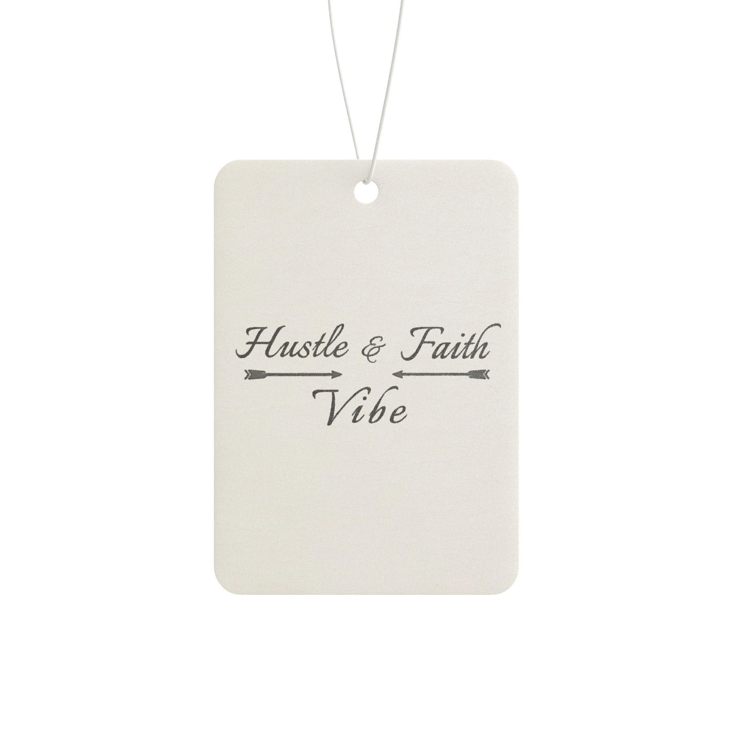Hustle & Faith Car Air Freshener, Motivational Car Accessory, Vehicle Decor, Inspirational Gift, Stress Relief Aromatherapy
