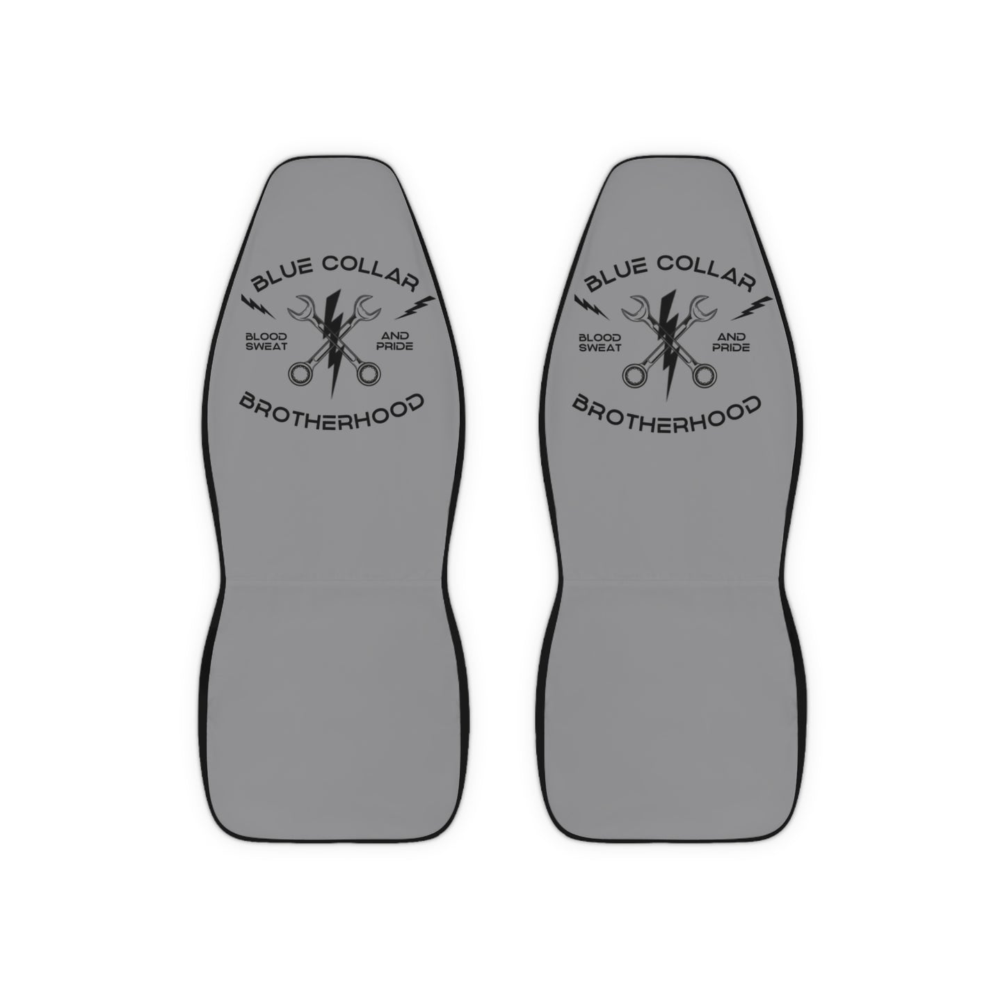 Blue Collar Brotherhood Polyester Car Seat Covers, Custom Automotive Accessories, Car Decor, Gifts for Tradespeople, Durable Seat Protectors
