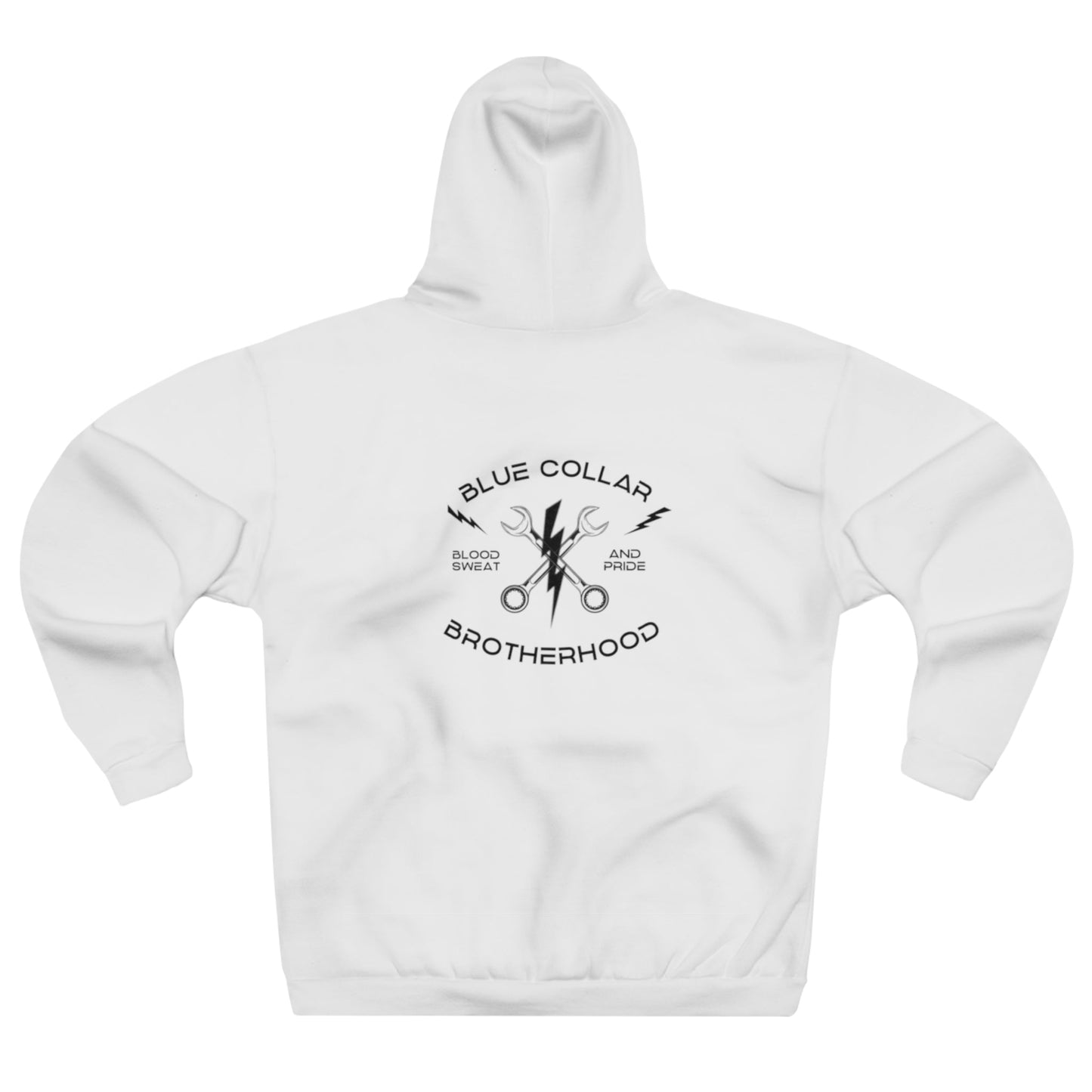 Unisex Pullover Hoodie for Blue Collar Brotherhood - Pride, Strength, Work, Casual Wear, Gift Idea, Workwear, Brotherhood Apparel