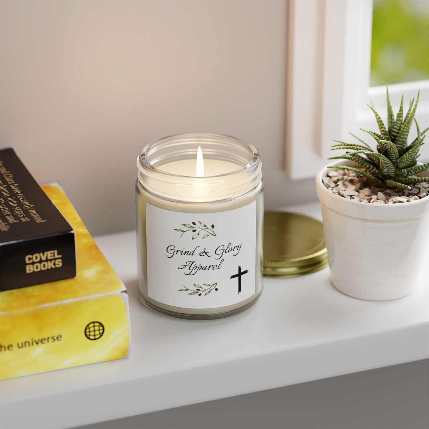 Scented Candles with Inspirational Quotes, Aromatherapy Gift, Relaxation Candle, Home Decor, Self-Care Essentials