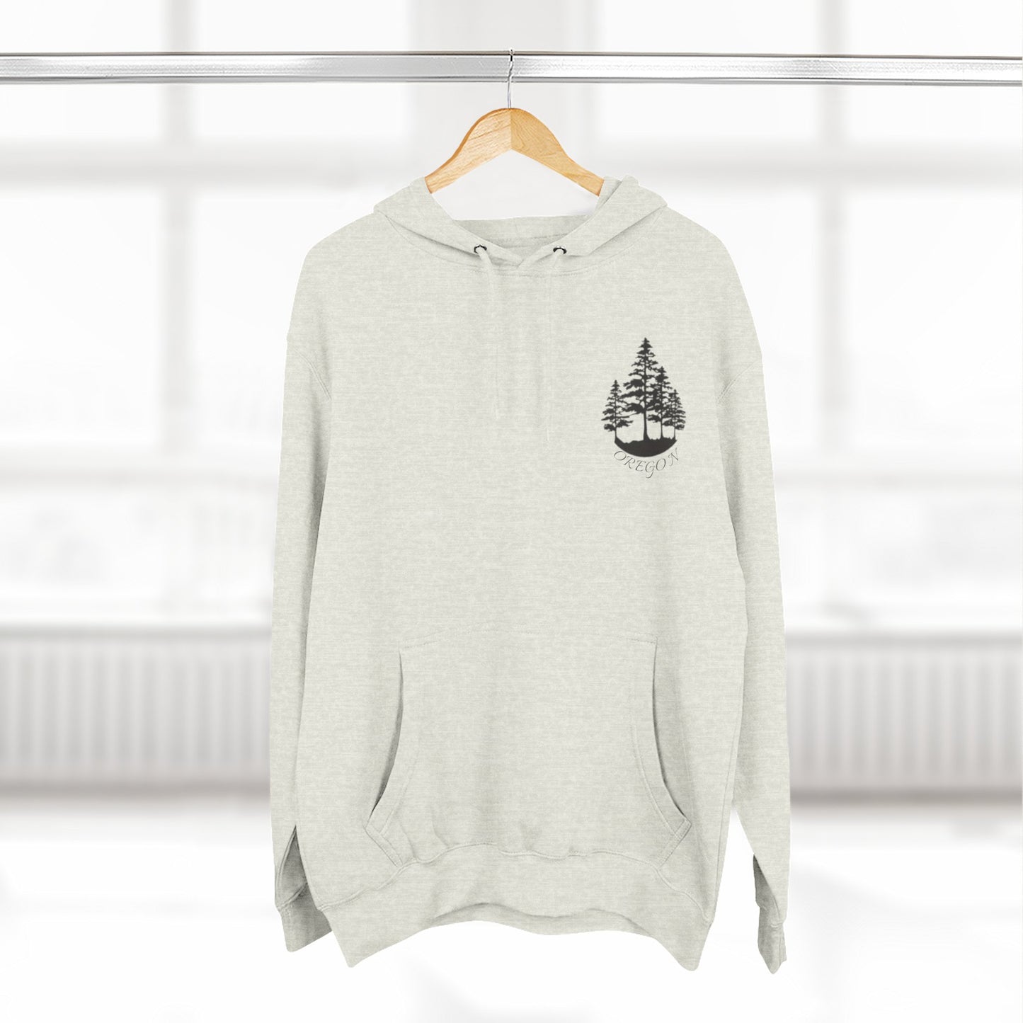 Cozy Wilderness Fleece Hoodie, Pacific Northwest Spirit Wear, Nature Lover Gift, Outdoor Adventure Apparel, Forest-Themed Hoodie