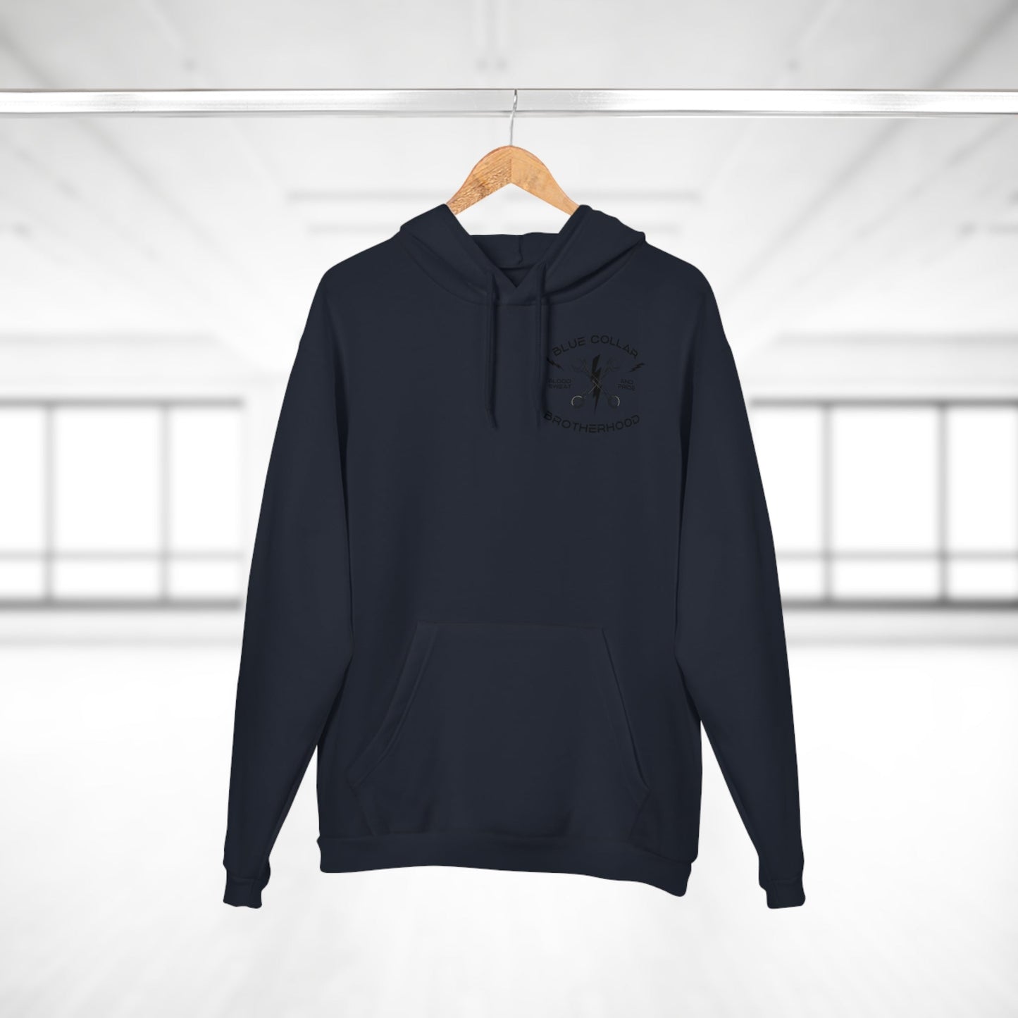 Unisex Pullover Hoodie for Blue Collar Brotherhood - Pride, Strength, Work, Casual Wear, Gift Idea, Workwear, Brotherhood Apparel