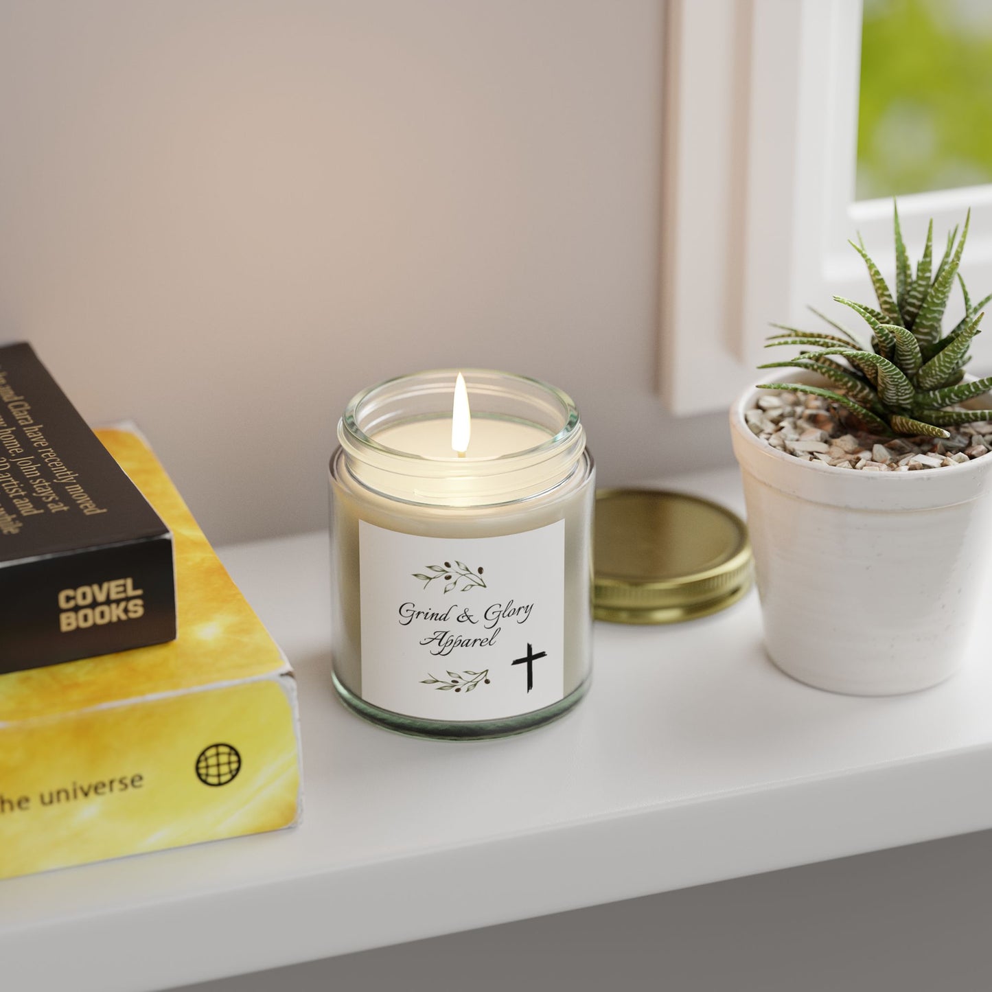 Scented Candles with Inspirational Quotes, Aromatherapy Gift, Relaxation Candle, Home Decor, Self-Care Essentials