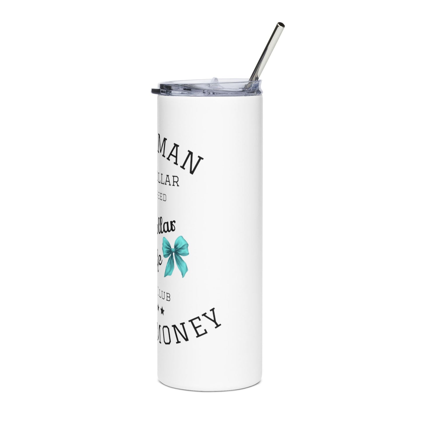 Blue Collar Wife Tumbler, Motivational Travel Mug, Gift for Working Moms, Funny Stainless Steel Cup, Everyday Use, Durable Drinkware