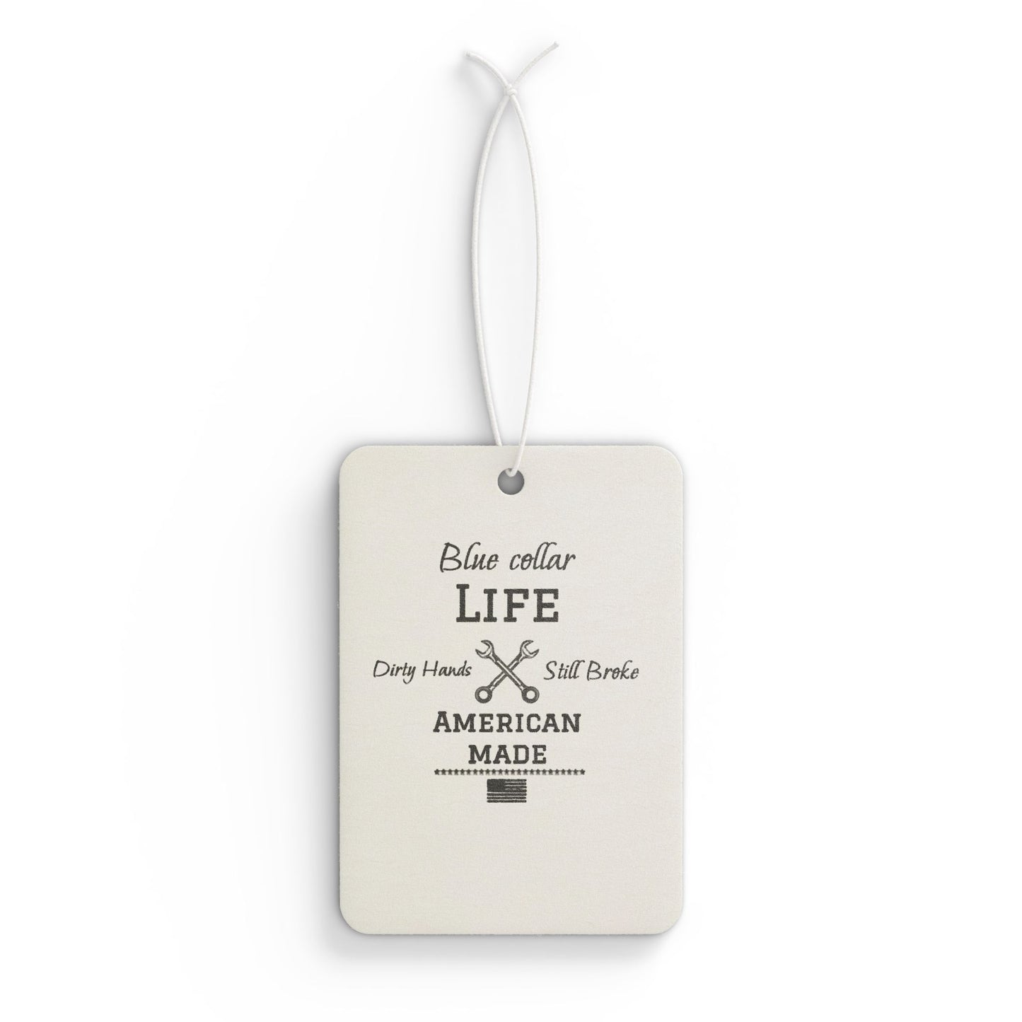 Blue Collar Life Car Air Freshener | Funny Gift for Tradesmen | Unique Auto Fragrance | Home & Office Decor | American Made Air Freshener