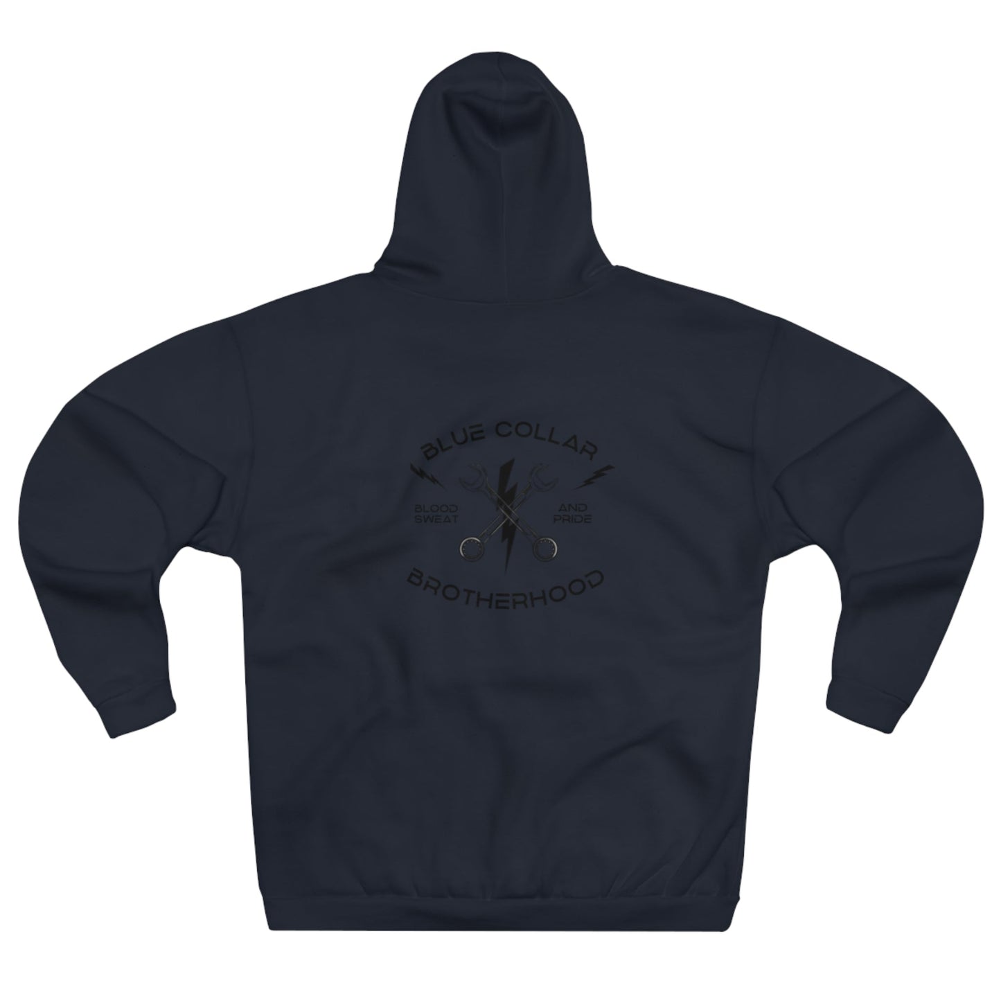 Unisex Pullover Hoodie for Blue Collar Brotherhood - Pride, Strength, Work, Casual Wear, Gift Idea, Workwear, Brotherhood Apparel