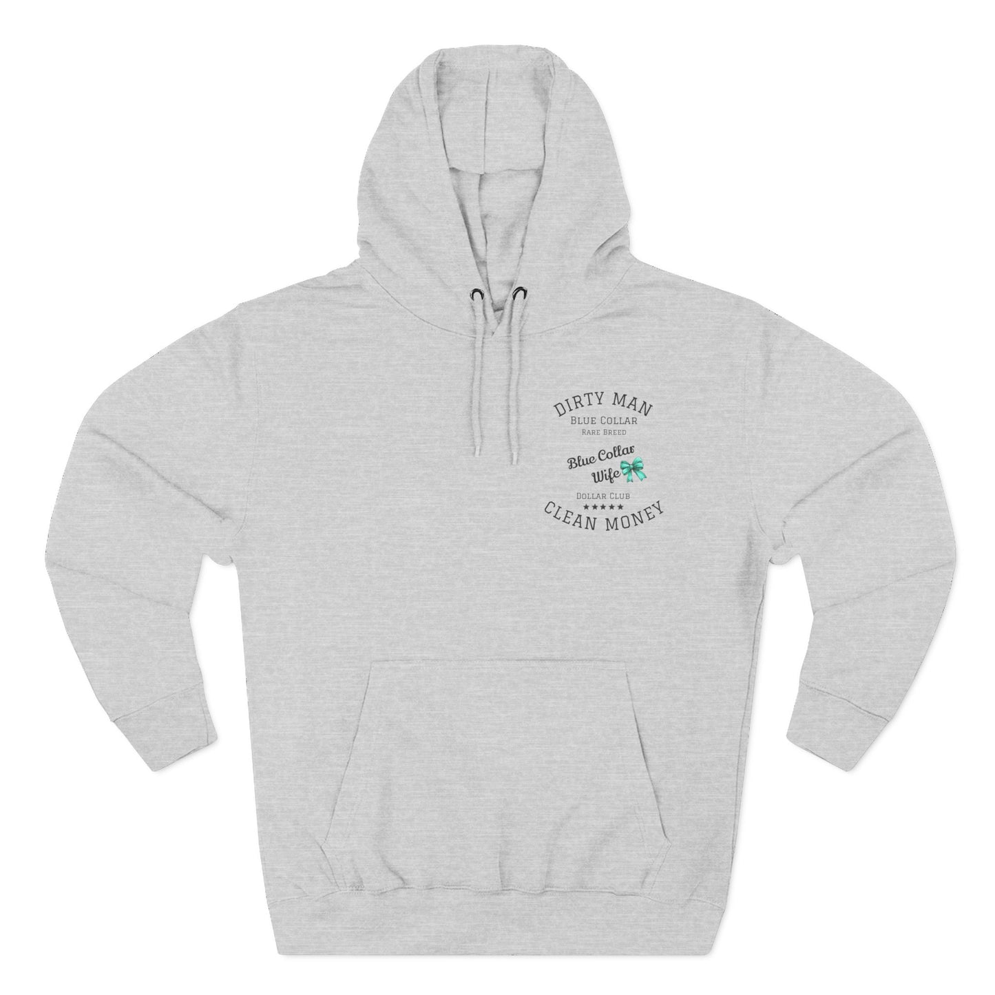 Blue Collar Fleece Hoodie, Cozy Sweatshirt for Tradespeople, Perfect Gift for Construction Workers, Family Gatherings, Casual Wear
