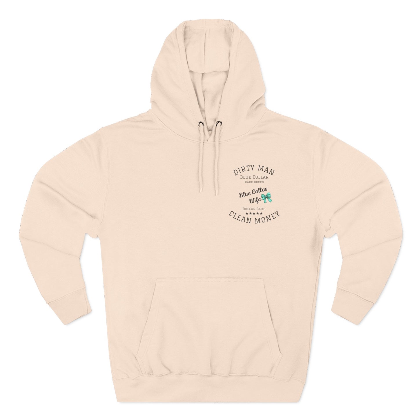 Blue Collar Fleece Hoodie, Cozy Sweatshirt for Tradespeople, Perfect Gift for Construction Workers, Family Gatherings, Casual Wear