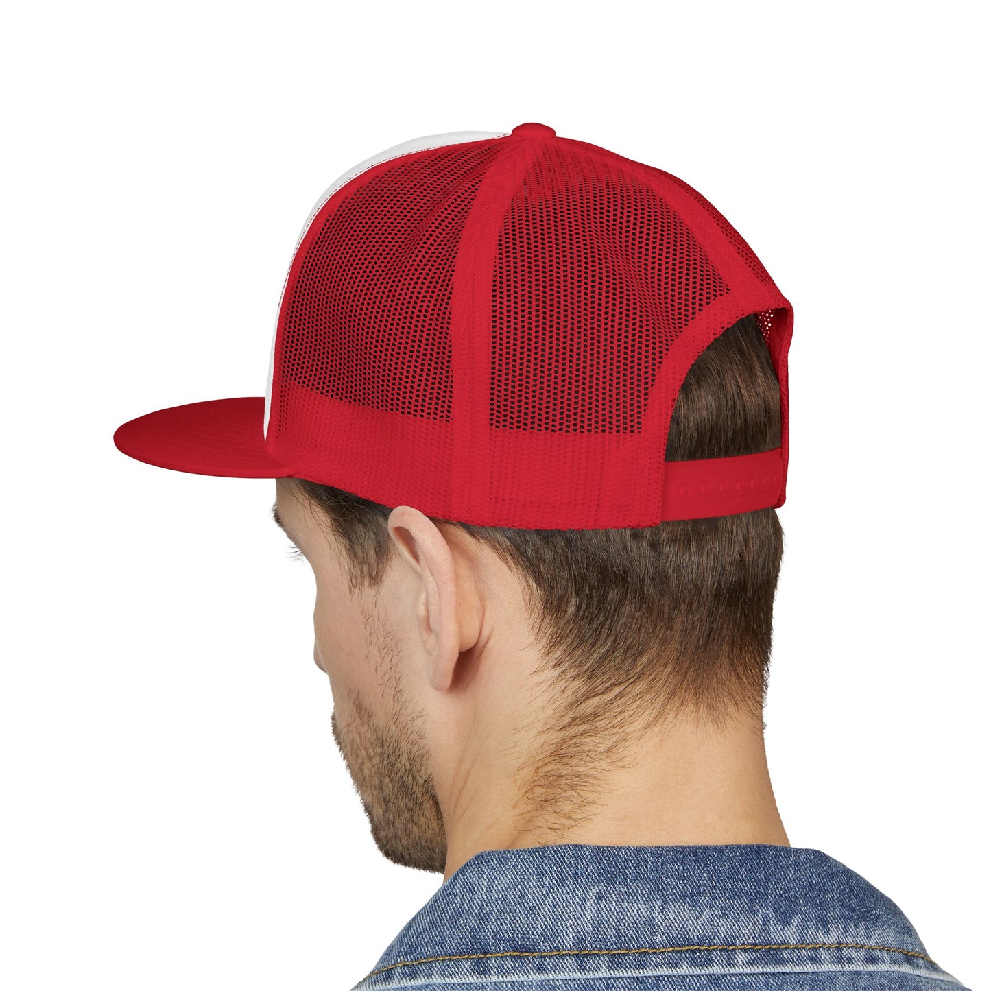Stylish 5 Panel Trucker Cap with Unique Embroidery, Casual Hat for Everyday Wear, Perfect for Outdoor Events, Gift for Him/Her, Trendy Cap