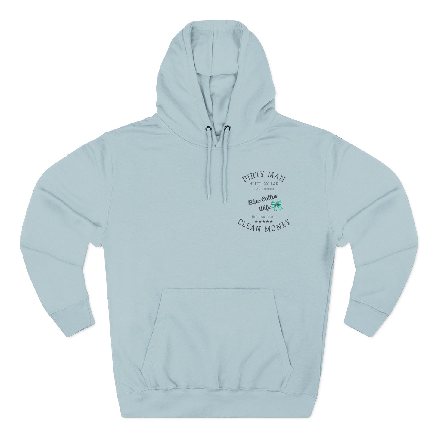 Blue Collar Fleece Hoodie, Cozy Sweatshirt for Tradespeople, Perfect Gift for Construction Workers, Family Gatherings, Casual Wear