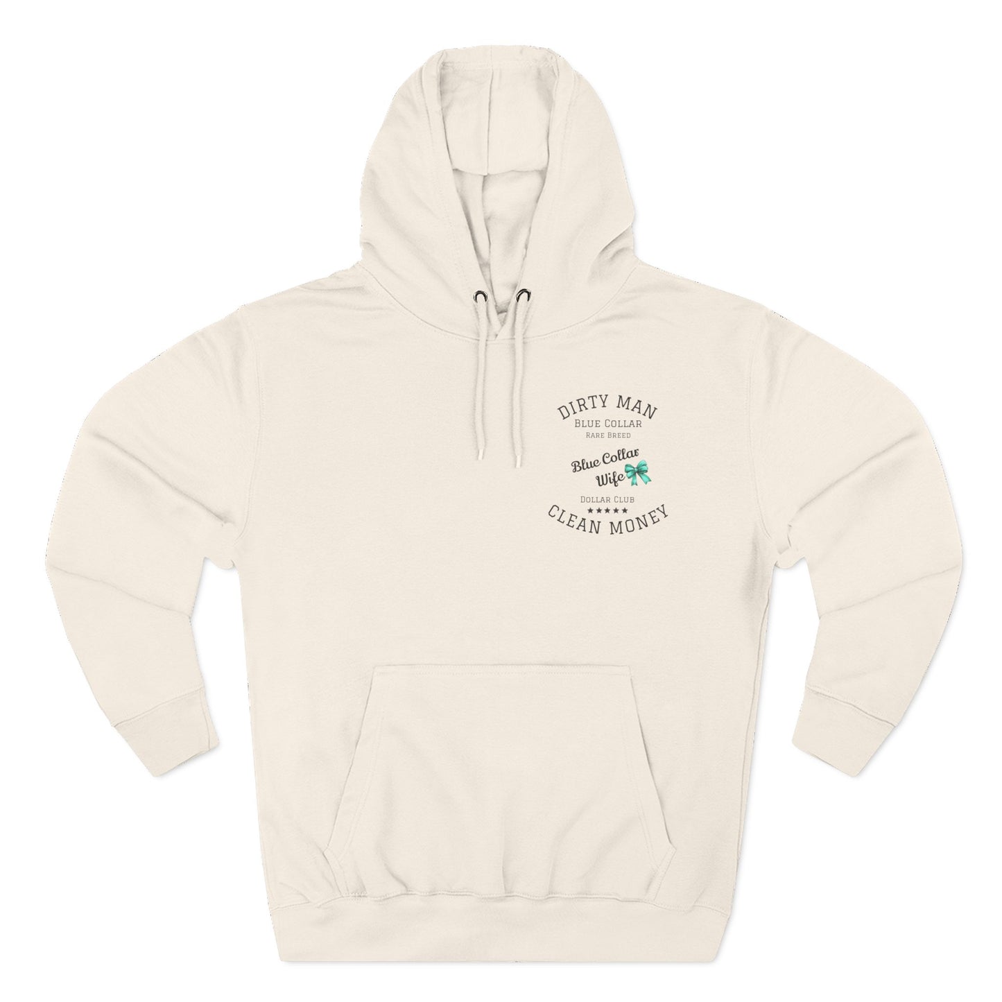 Blue Collar Fleece Hoodie, Cozy Sweatshirt for Tradespeople, Perfect Gift for Construction Workers, Family Gatherings, Casual Wear