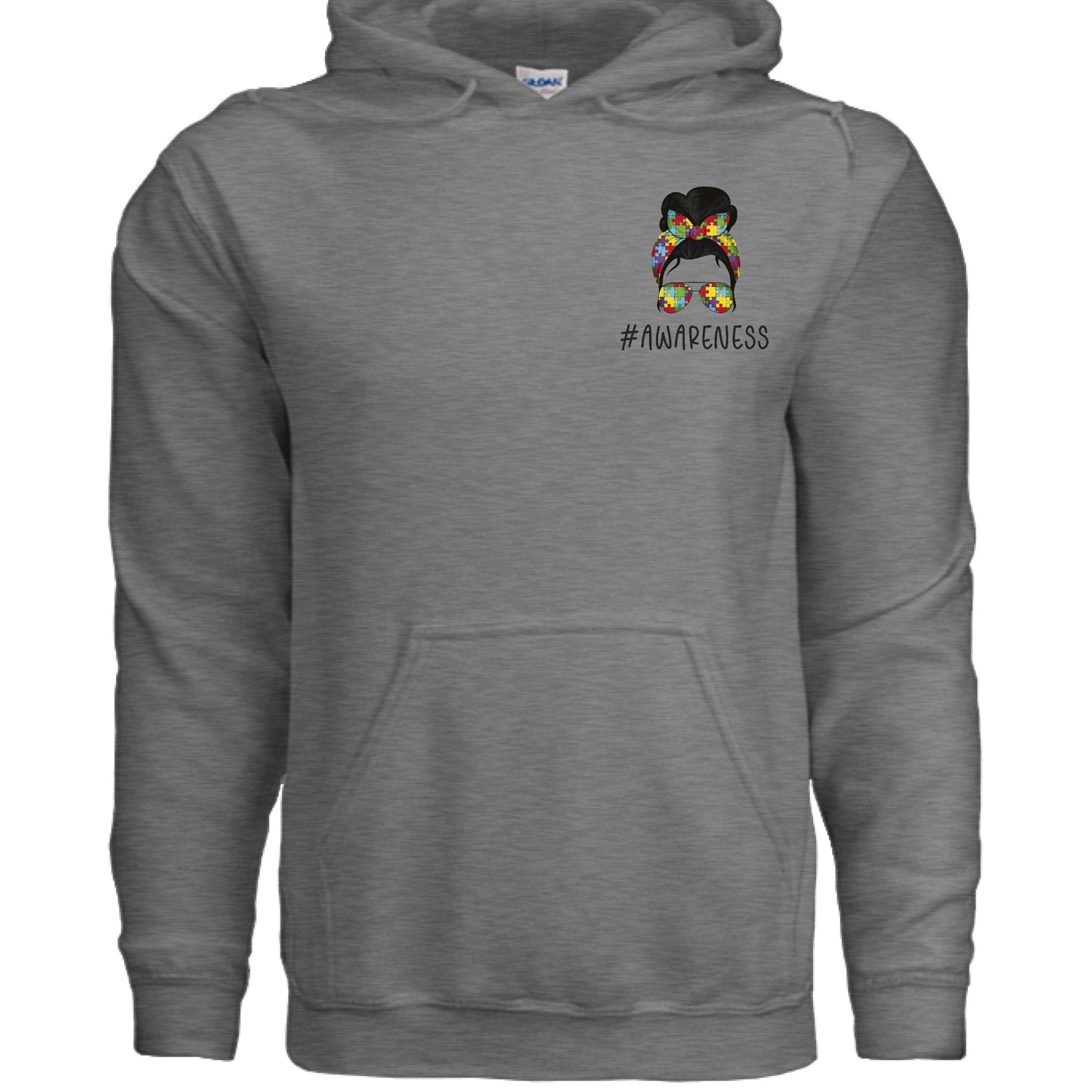 GRAPHITE HEATHER - FRONT
