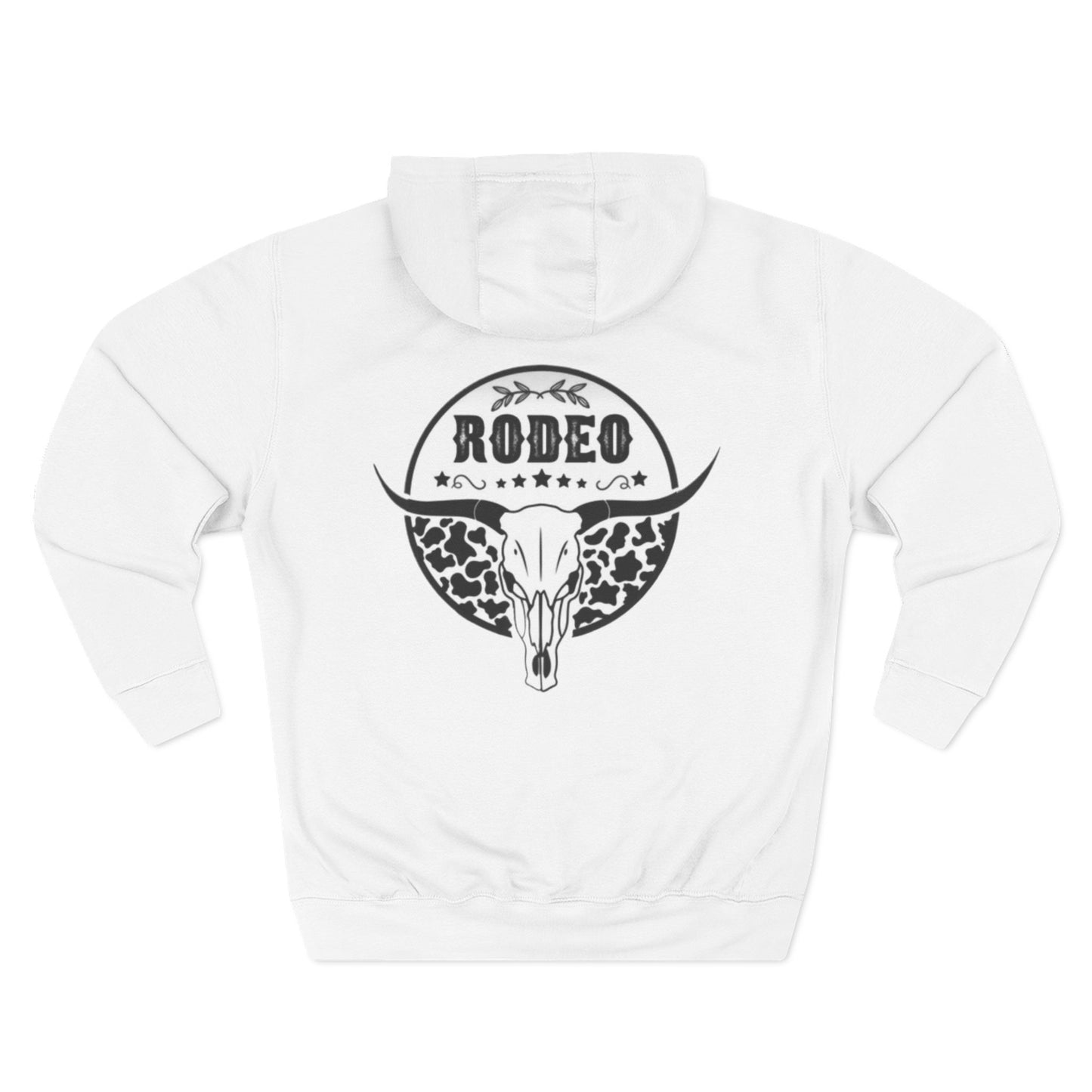 Rodeo Graphic Fleece Hoodie - Cozy Style for Western Lovers, Perfect for Gifts, Festivals, and Everyday Wear