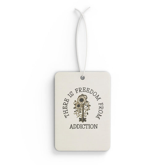 Inspirational Car Air Freshener - Freedom from Addiction, Gift for Recovery, Motivational Home Decor, Aromatherapy, Unique Gift Idea