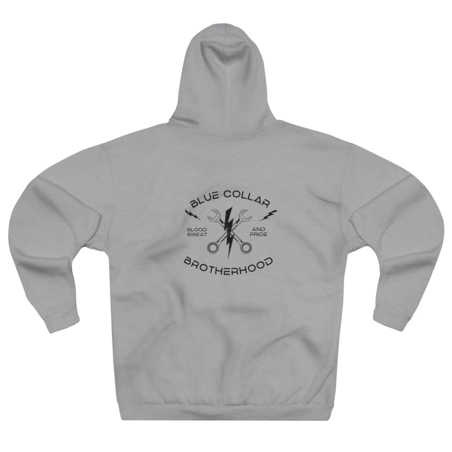 Unisex Pullover Hoodie for Blue Collar Brotherhood - Pride, Strength, Work, Casual Wear, Gift Idea, Workwear, Brotherhood Apparel