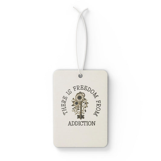 Inspirational Car Air Freshener - Freedom from Addiction, Gift for Recovery, Motivational Home Decor, Aromatherapy, Unique Gift Idea