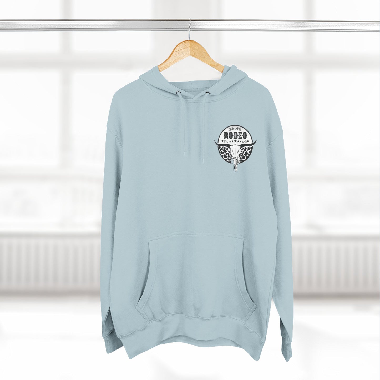 Rodeo Graphic Fleece Hoodie - Cozy Style for Western Lovers, Perfect for Gifts, Festivals, and Everyday Wear