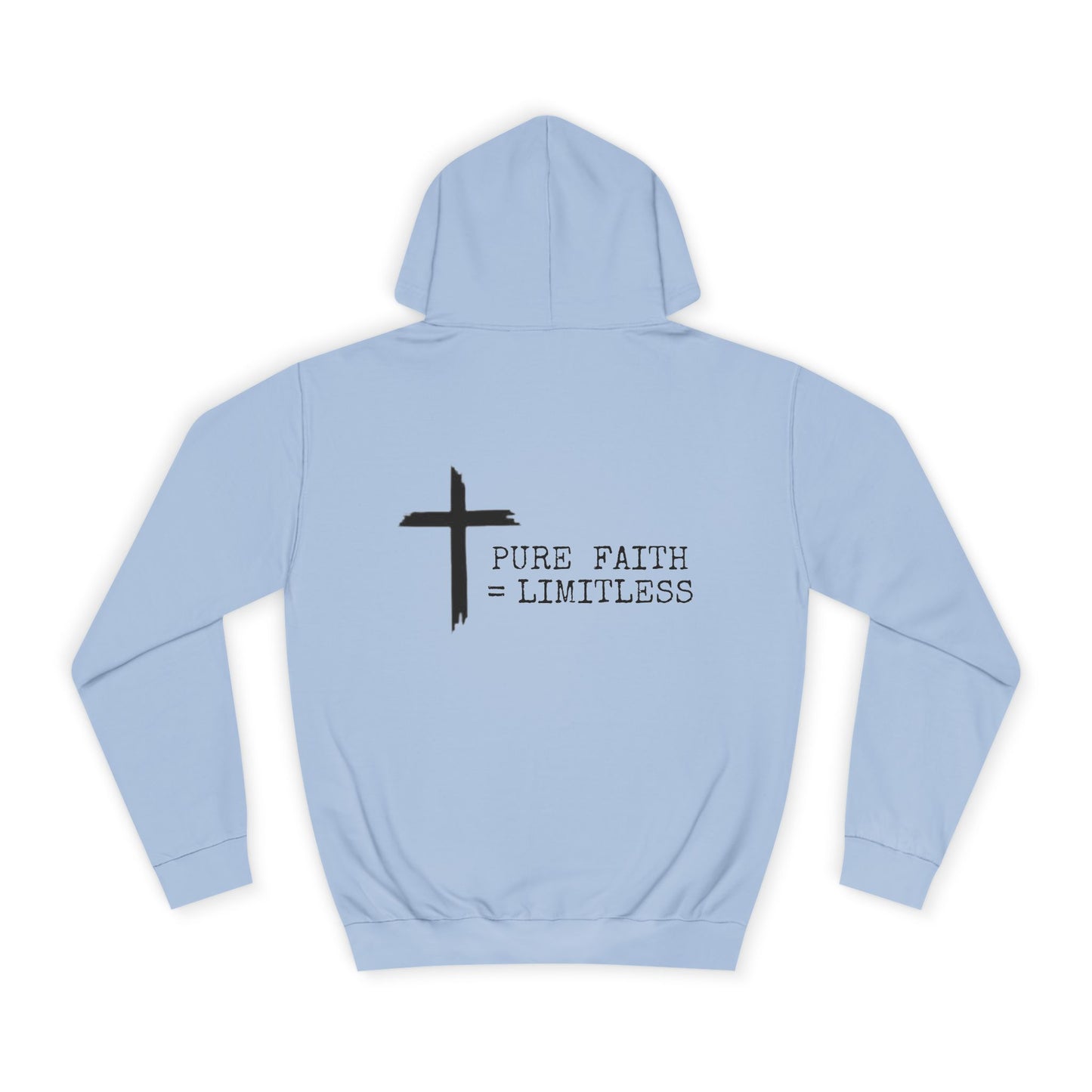 Faith-Inspired Unisex College Hoodie, Spiritual Comfort Wear, Perfect for Campus Life, Gift for Graduates, Cozy Faith Apparel