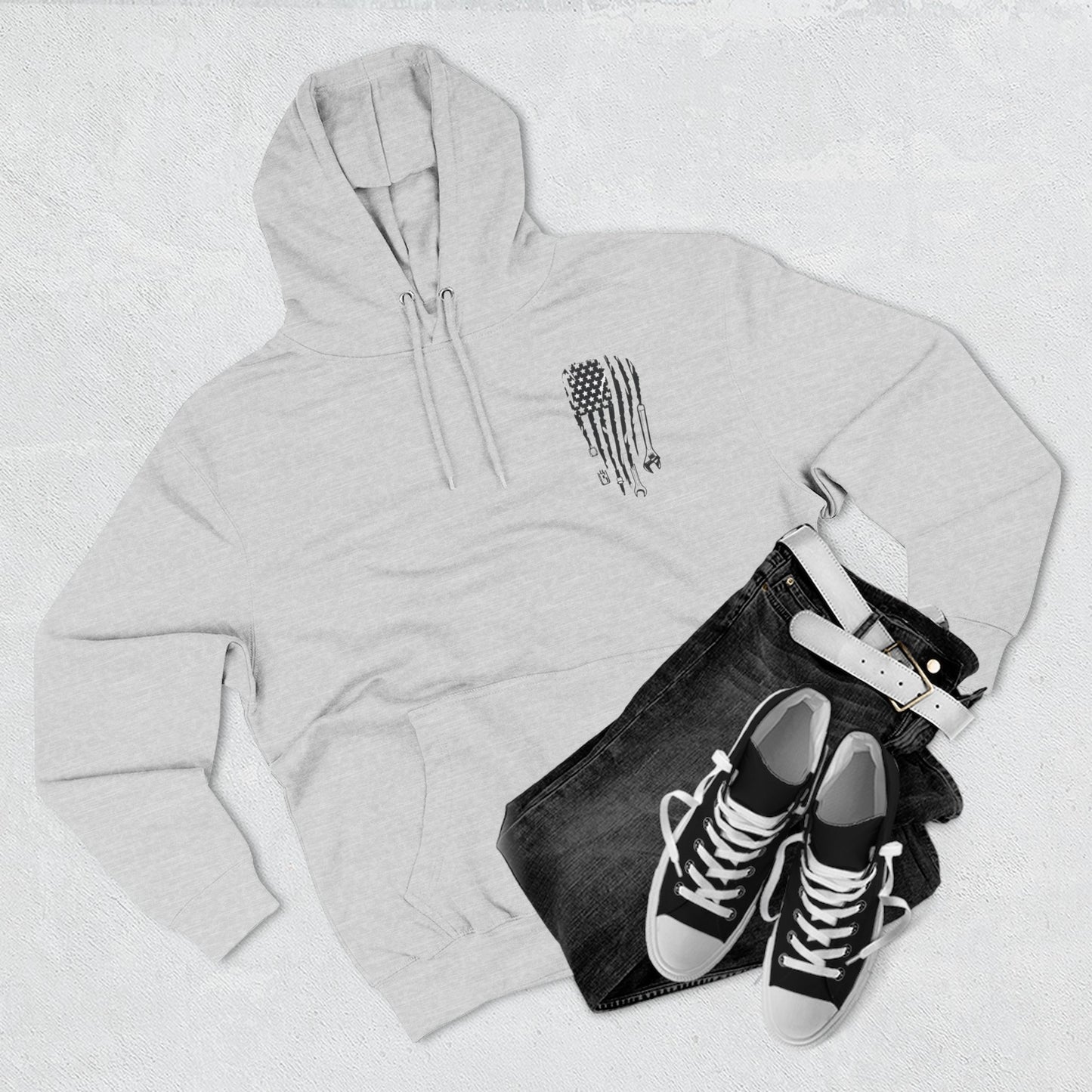 Patriotic Fleece Hoodie with Adjustable Panels – Great for Outdoor Activities, Independence Day, Veterans Day, Sports Events, and [...]
