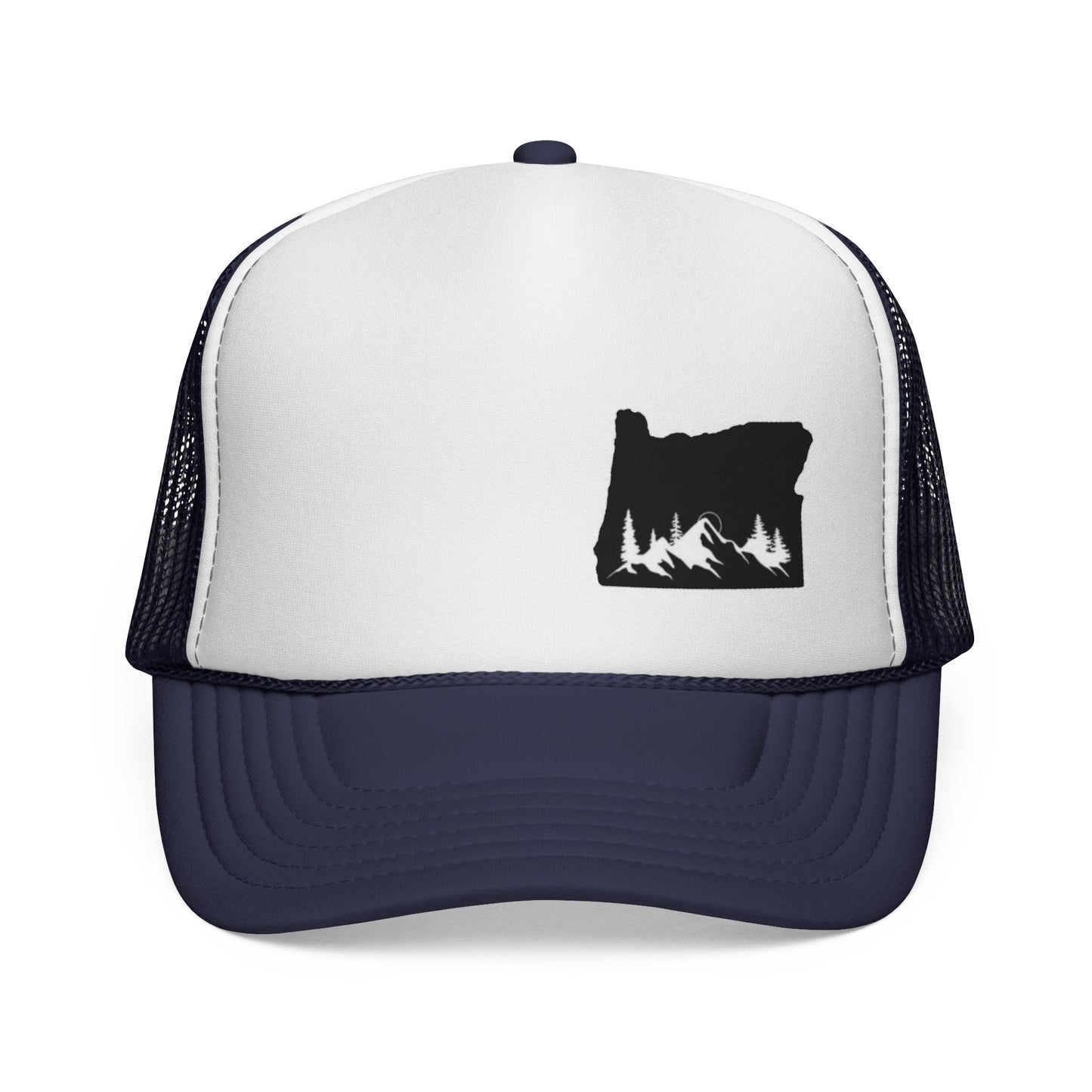 Oregon Nature Trucker Caps, Outdoor Hats, Camping Gear, Gift for Hikers, Fashionable Headwear for Nature Lovers