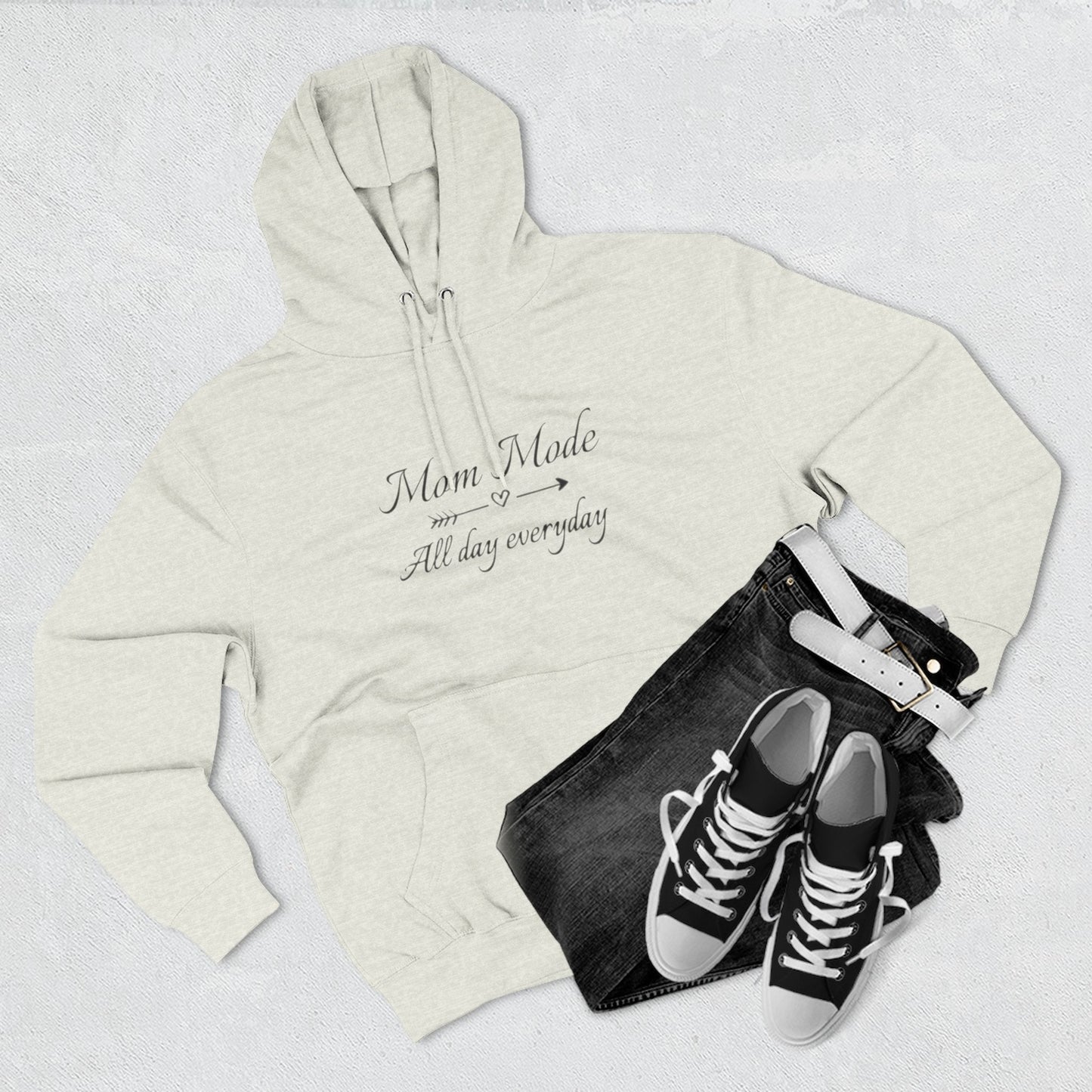 Mom Mode Fleece Hoodie - Cozy Apparel for Moms, Perfect Gift for Mother's Day, Birthdays, and Everyday Comfort