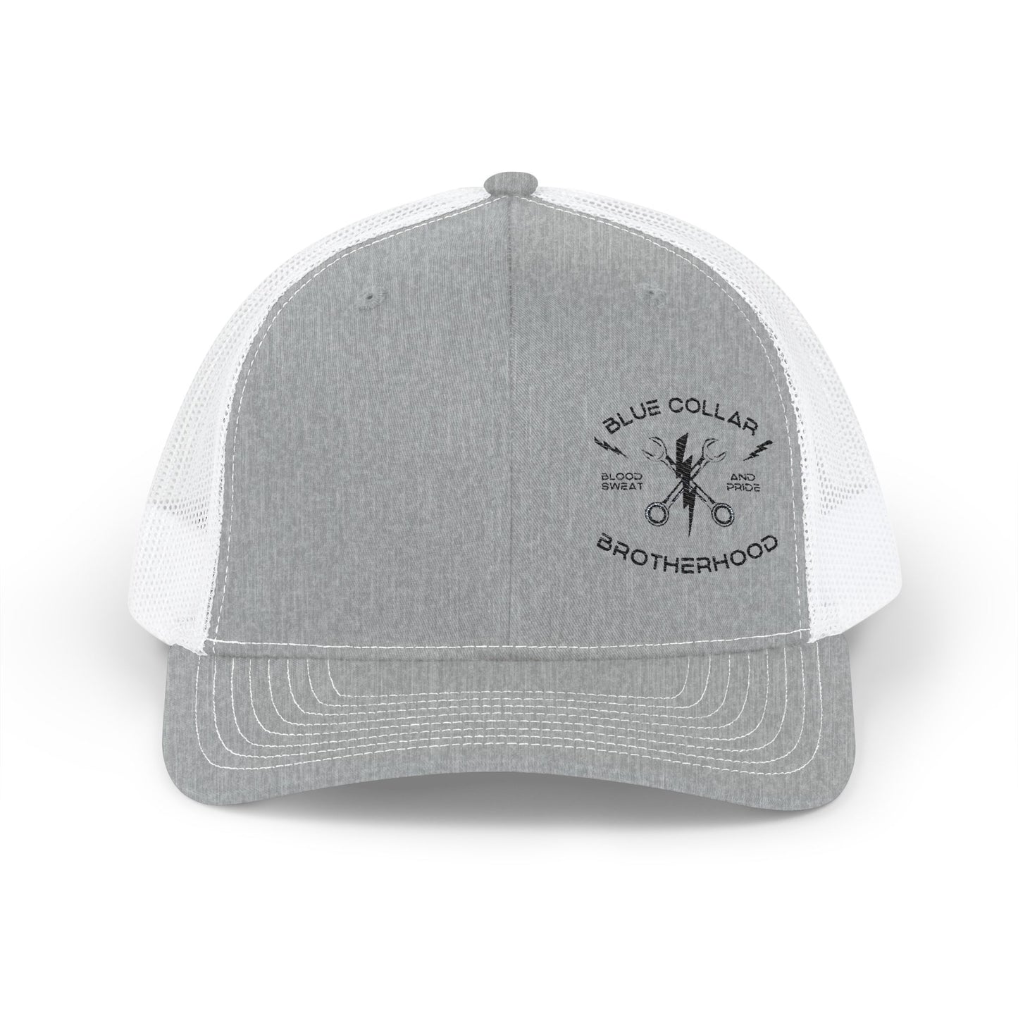 Embroidered Snapback Trucker Cap - Blue Collar Brotherhood, Stylish Hat, Casual Accessories, Gift for Tradespeople, Outdoor Fashion