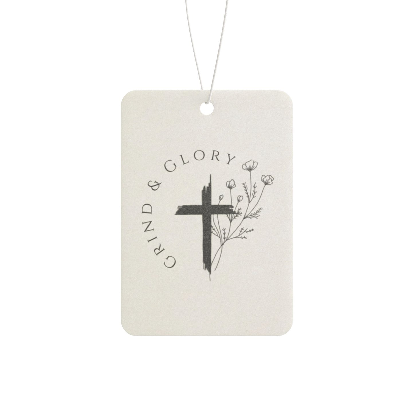 Christian Car Air Freshener, Home Decor, Gifts for Religious Friends, Car Accessories, Inspirational Gift, Flower Design