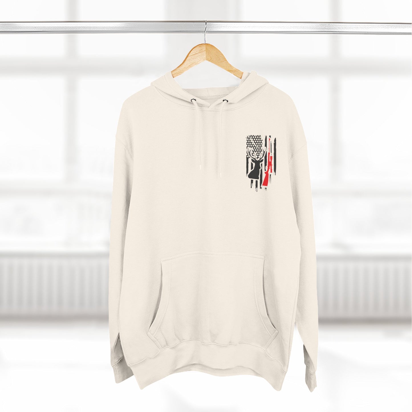 Stylish Three-Panel Fleece Hoodie with Unique Graphic Design for Outdoor Lovers, Winter Apparel, Gift for Him, Casual Wear, Layering [...]