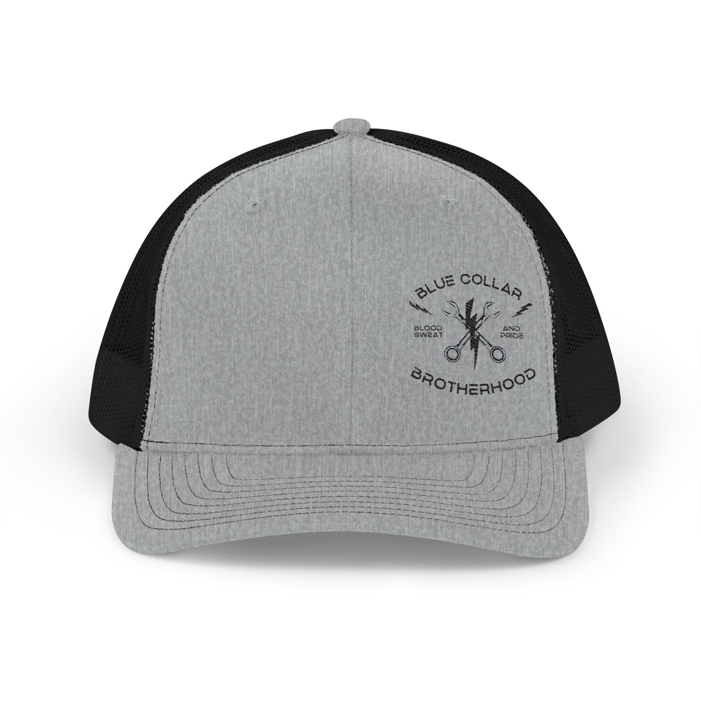 Embroidered Snapback Trucker Cap - Blue Collar Brotherhood, Stylish Hat, Casual Accessories, Gift for Tradespeople, Outdoor Fashion