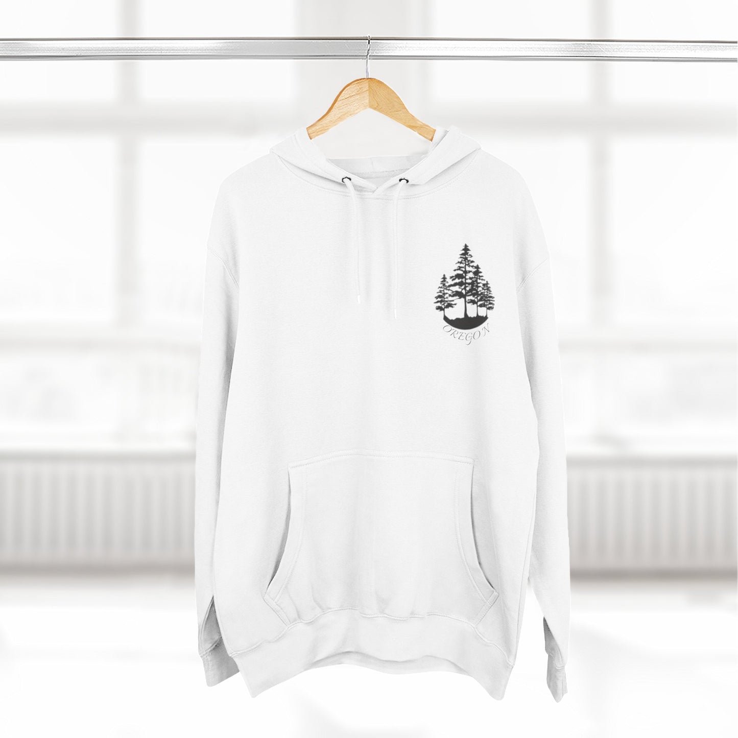 Cozy Wilderness Fleece Hoodie, Pacific Northwest Spirit Wear, Nature Lover Gift, Outdoor Adventure Apparel, Forest-Themed Hoodie