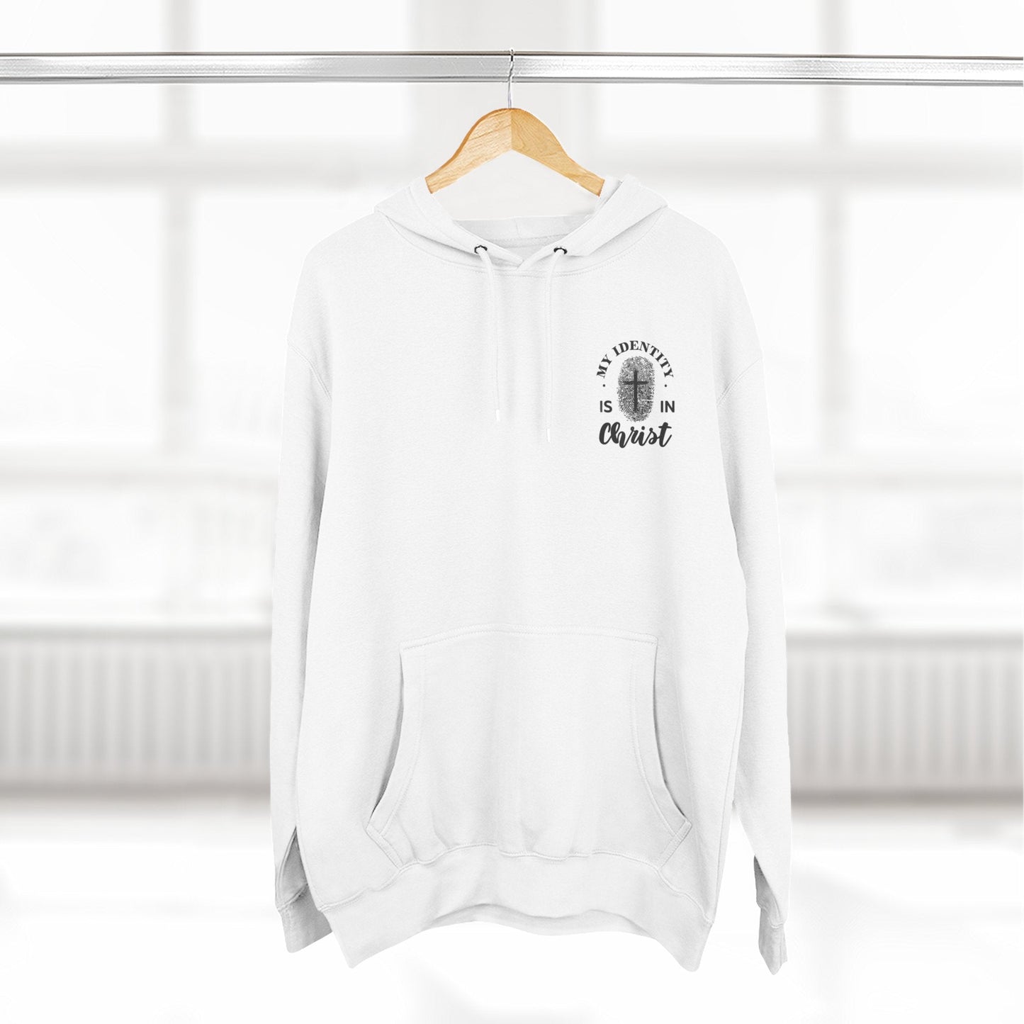 Cozy Inspirational Fleece Hoodie – Unisex Gift for Faith Lovers, Spiritual Wear, Everyday Comfort, Cozy Layer, Motivational Apparel