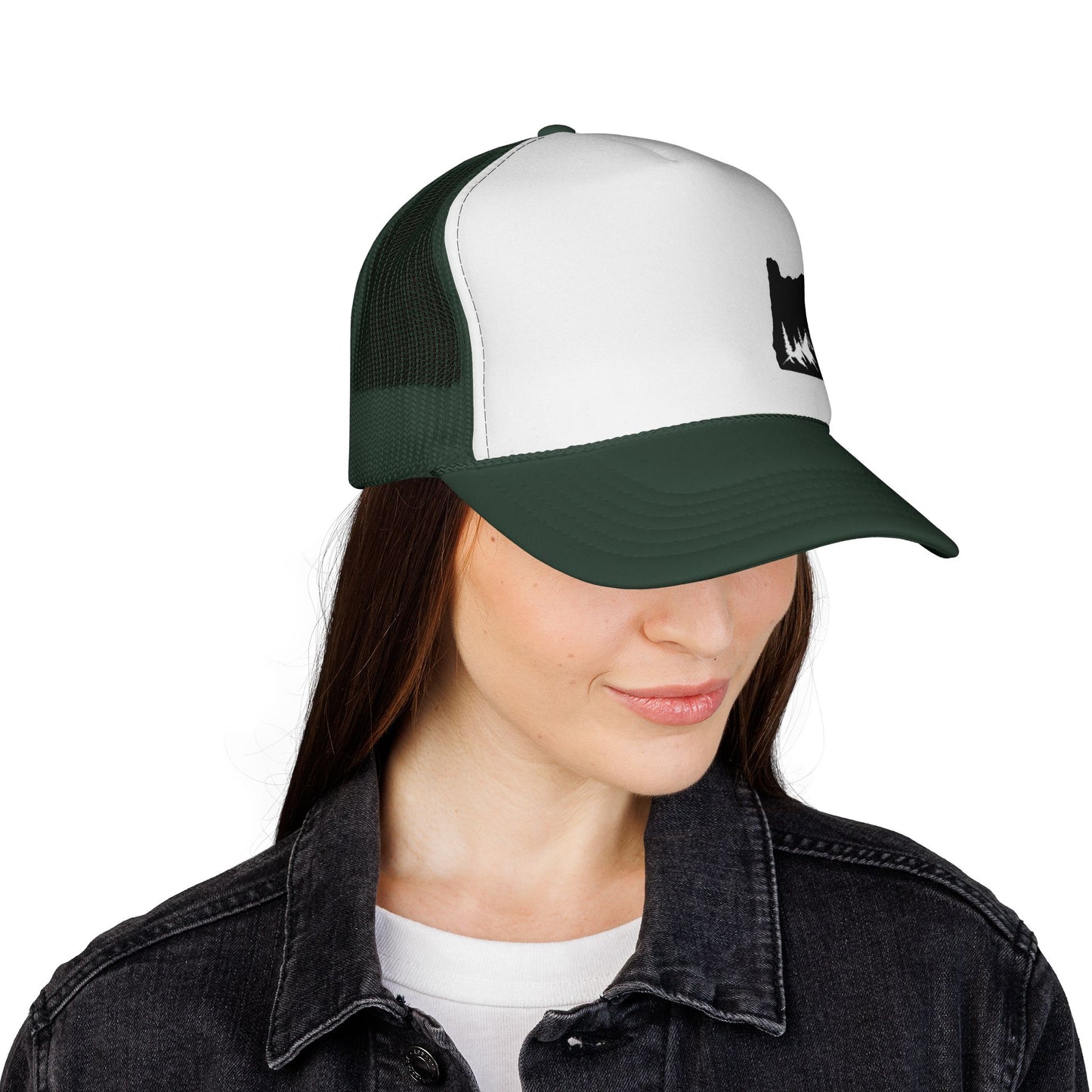Oregon Nature Trucker Caps, Outdoor Hats, Camping Gear, Gift for Hikers, Fashionable Headwear for Nature Lovers