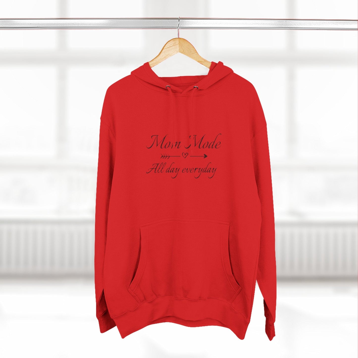 Mom Mode Fleece Hoodie - Cozy Apparel for Moms, Perfect Gift for Mother's Day, Birthdays, and Everyday Comfort