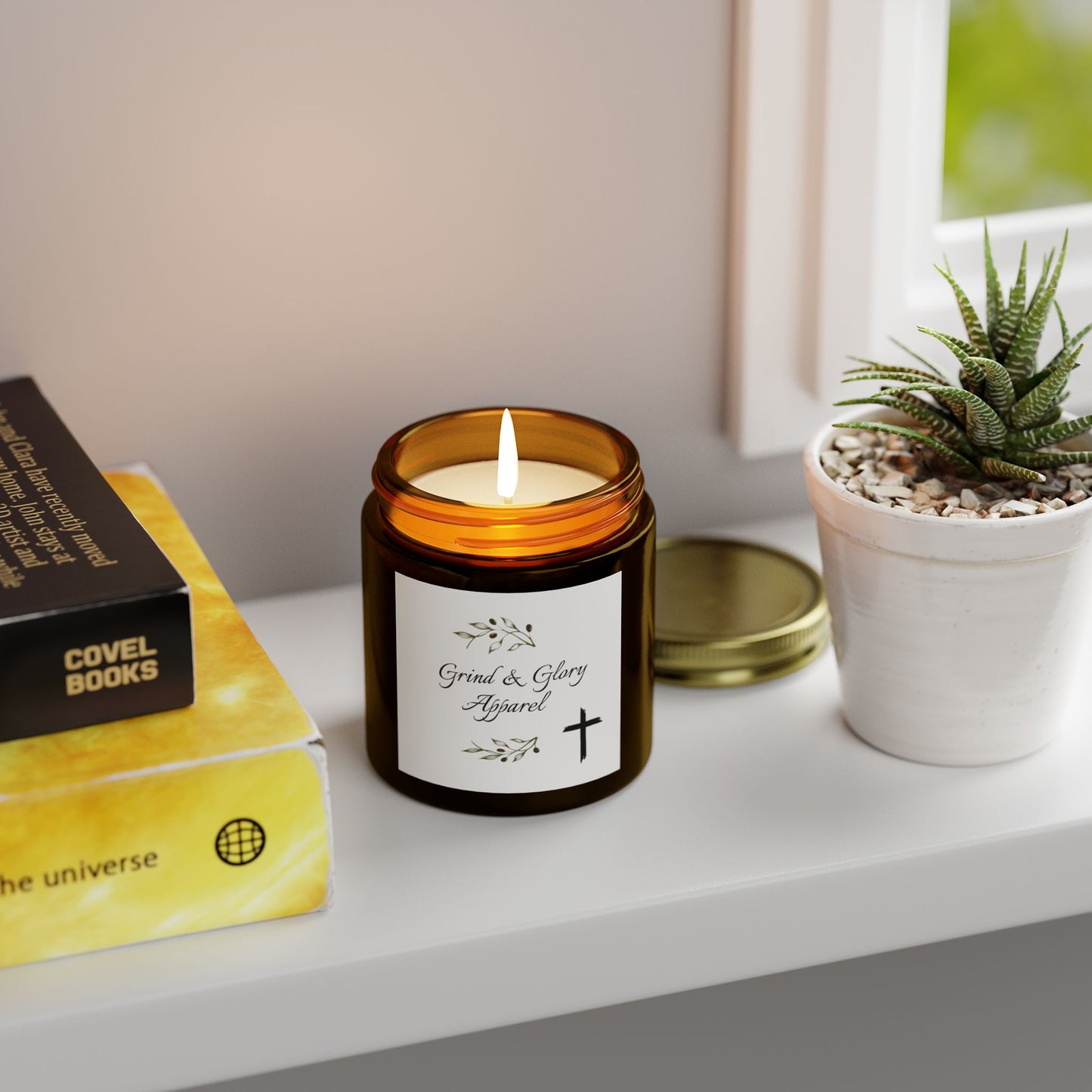 Scented Candles with Inspirational Quotes, Aromatherapy Gift, Relaxation Candle, Home Decor, Self-Care Essentials