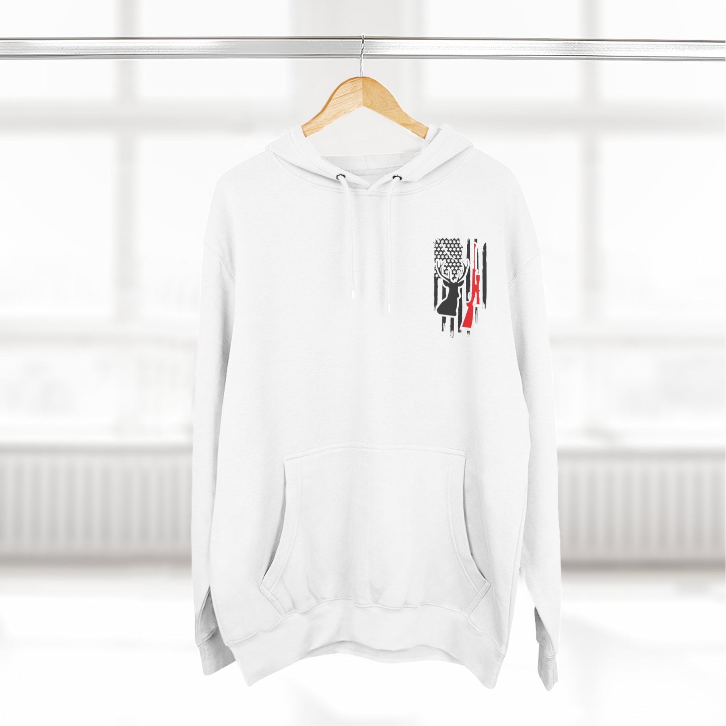Stylish Three-Panel Fleece Hoodie with Unique Graphic Design for Outdoor Lovers, Winter Apparel, Gift for Him, Casual Wear, Layering [...]