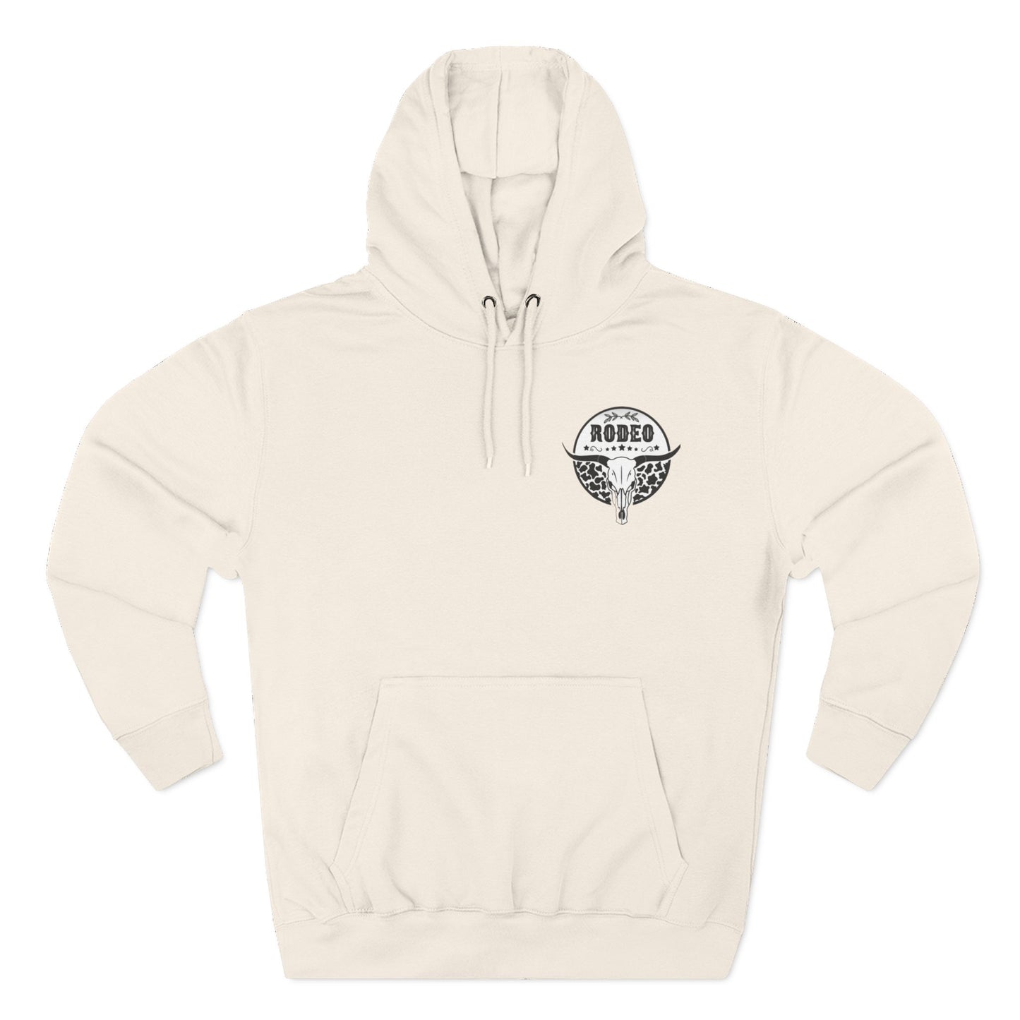 Rodeo Graphic Fleece Hoodie - Cozy Style for Western Lovers, Perfect for Gifts, Festivals, and Everyday Wear