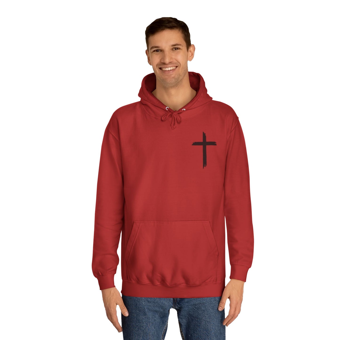 Faith-Inspired Unisex College Hoodie, Spiritual Comfort Wear, Perfect for Campus Life, Gift for Graduates, Cozy Faith Apparel
