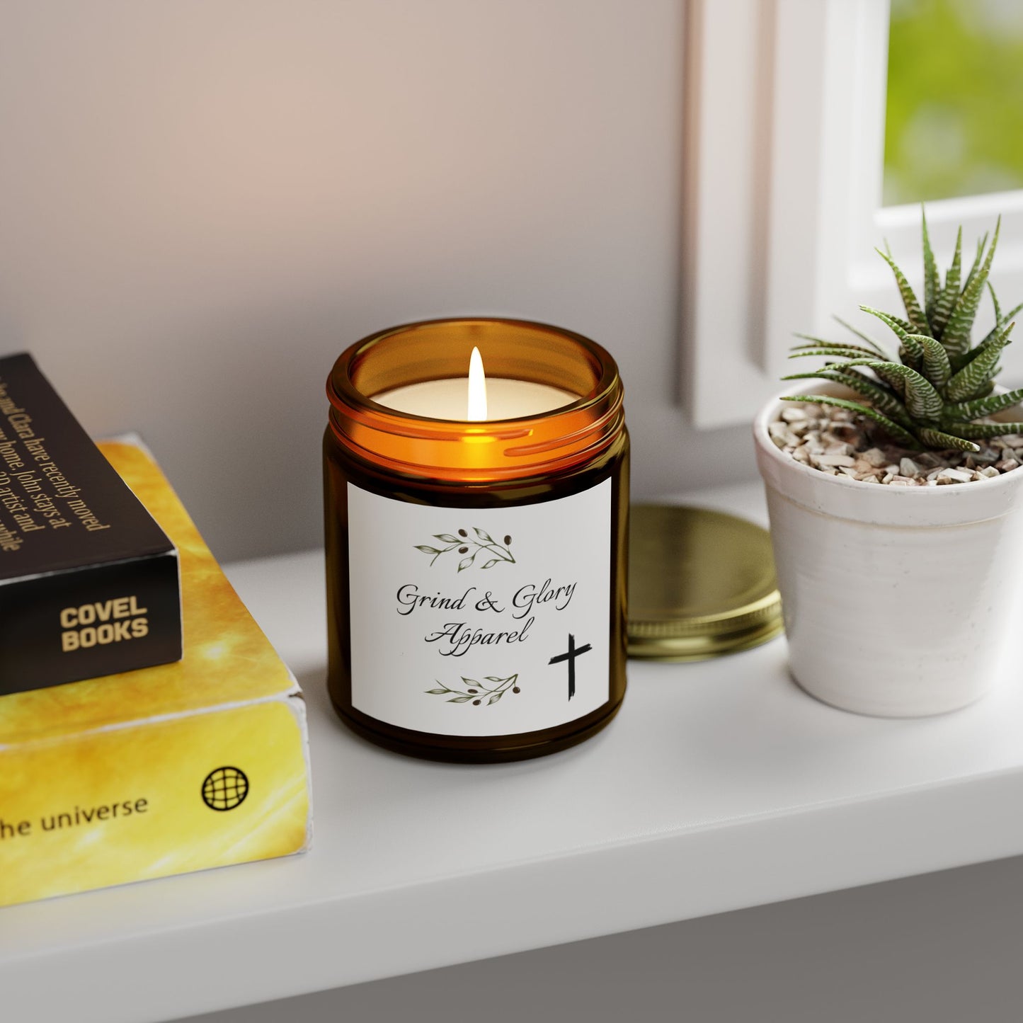 Scented Candles with Inspirational Quotes, Aromatherapy Gift, Relaxation Candle, Home Decor, Self-Care Essentials