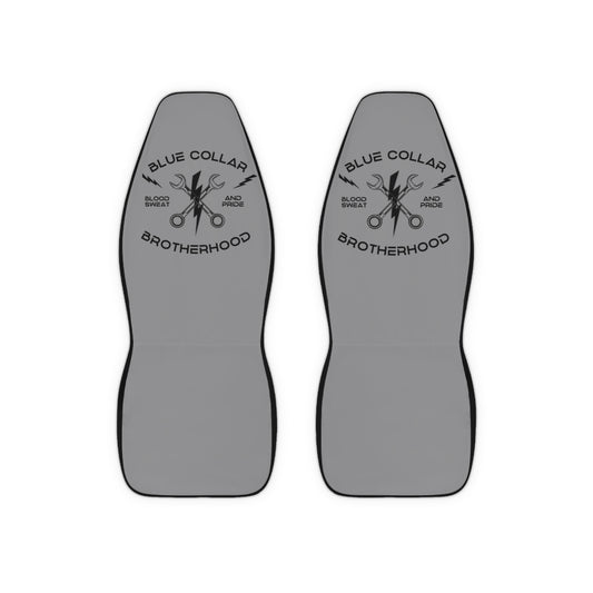 Blue Collar Brotherhood Polyester Car Seat Covers, Custom Automotive Accessories, Car Decor, Gifts for Tradespeople, Durable Seat Protectors