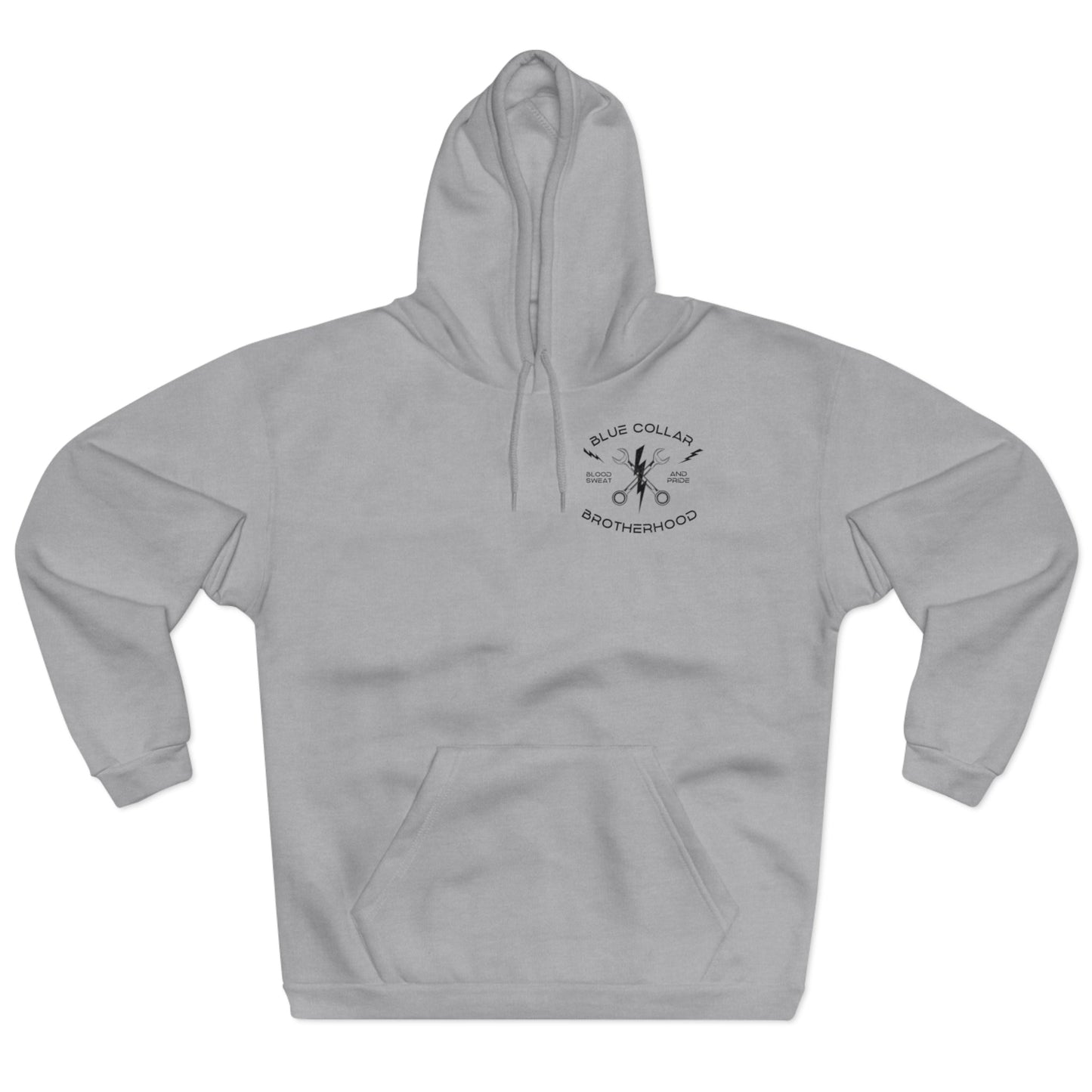 Unisex Pullover Hoodie for Blue Collar Brotherhood - Pride, Strength, Work, Casual Wear, Gift Idea, Workwear, Brotherhood Apparel