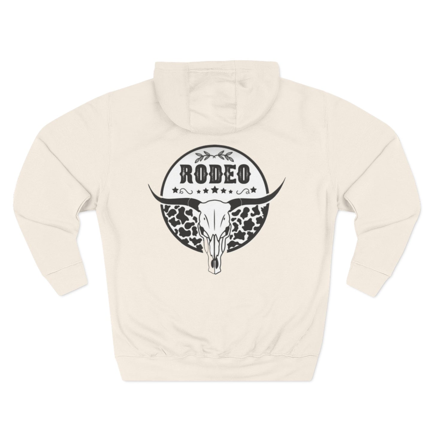 Rodeo Graphic Fleece Hoodie - Cozy Style for Western Lovers, Perfect for Gifts, Festivals, and Everyday Wear
