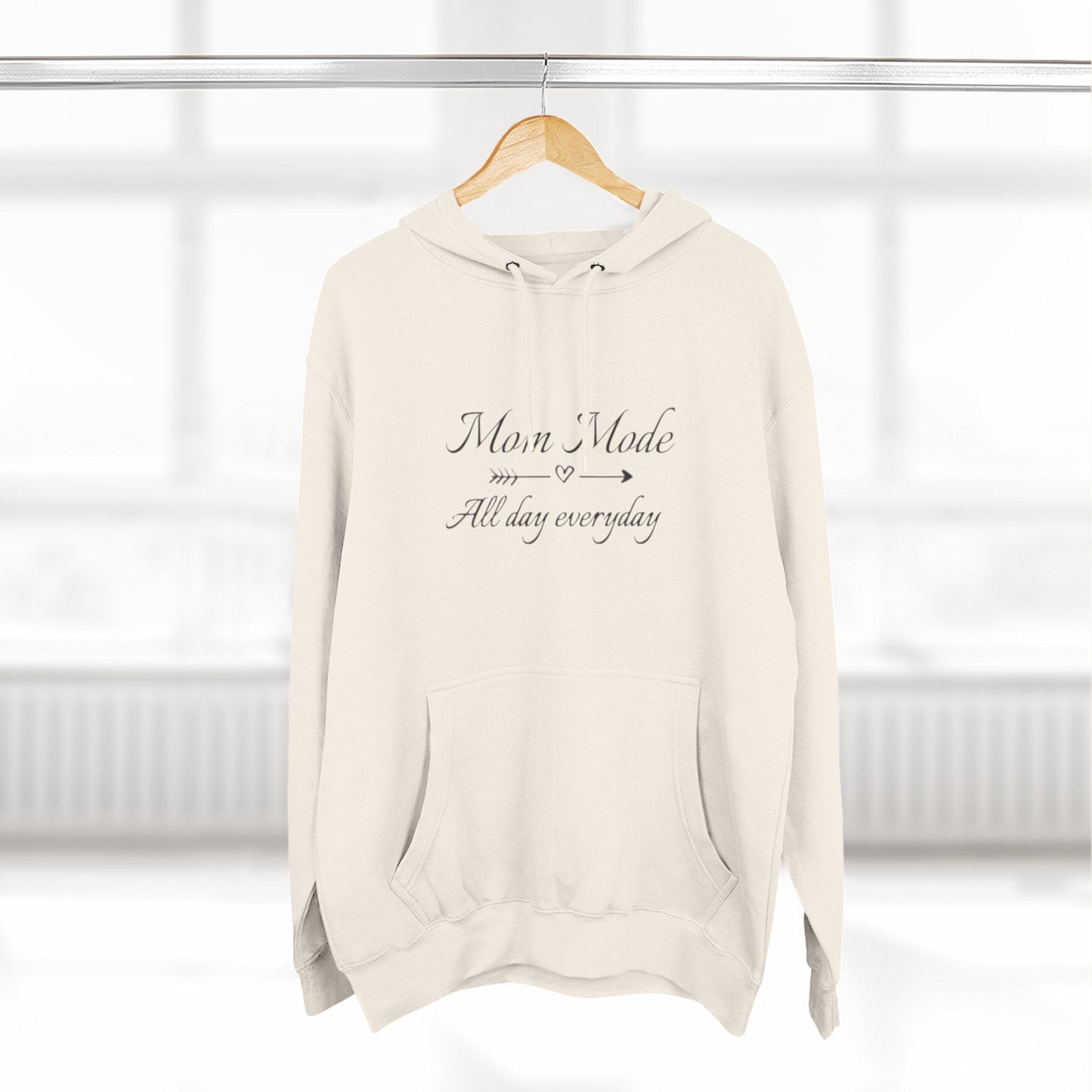 Mom Mode Fleece Hoodie - Cozy Apparel for Moms, Perfect Gift for Mother's Day, Birthdays, and Everyday Comfort