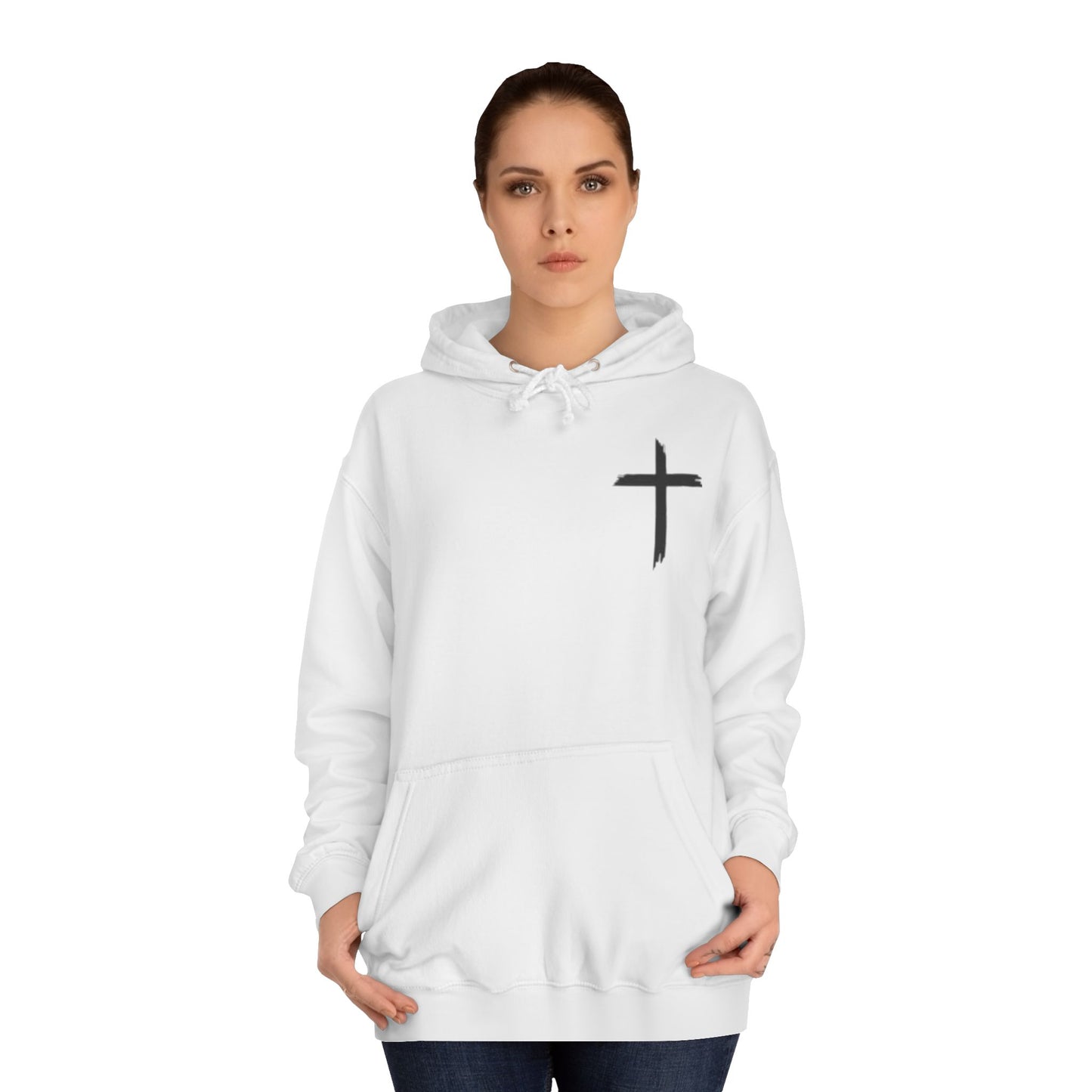 Faith-Inspired Unisex College Hoodie, Spiritual Comfort Wear, Perfect for Campus Life, Gift for Graduates, Cozy Faith Apparel