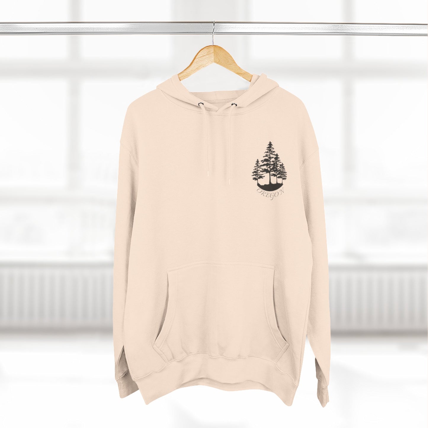 Cozy Wilderness Fleece Hoodie, Pacific Northwest Spirit Wear, Nature Lover Gift, Outdoor Adventure Apparel, Forest-Themed Hoodie