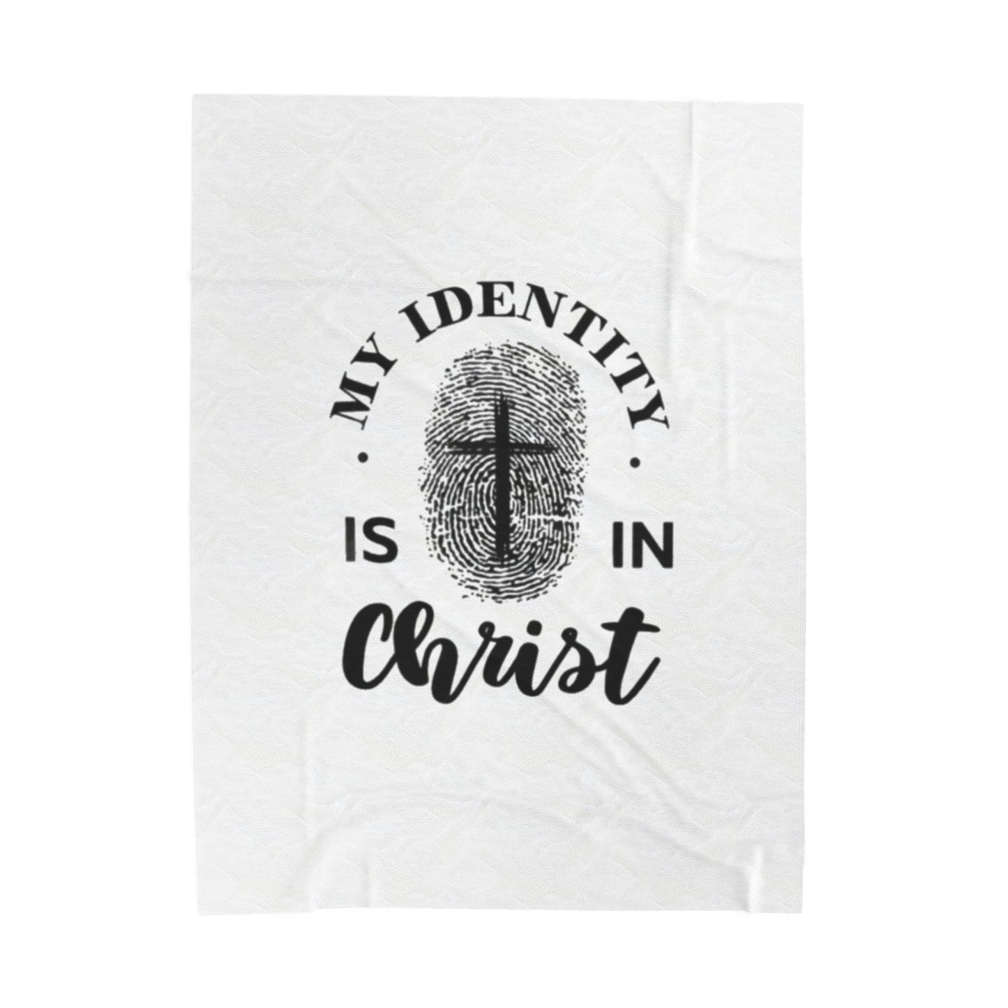 Cozy Faith-Inspired Plush Blanket, Christian Home Decor, Inspirational Gift, Soft Throw for Relaxation, Encouragement for All Seasons