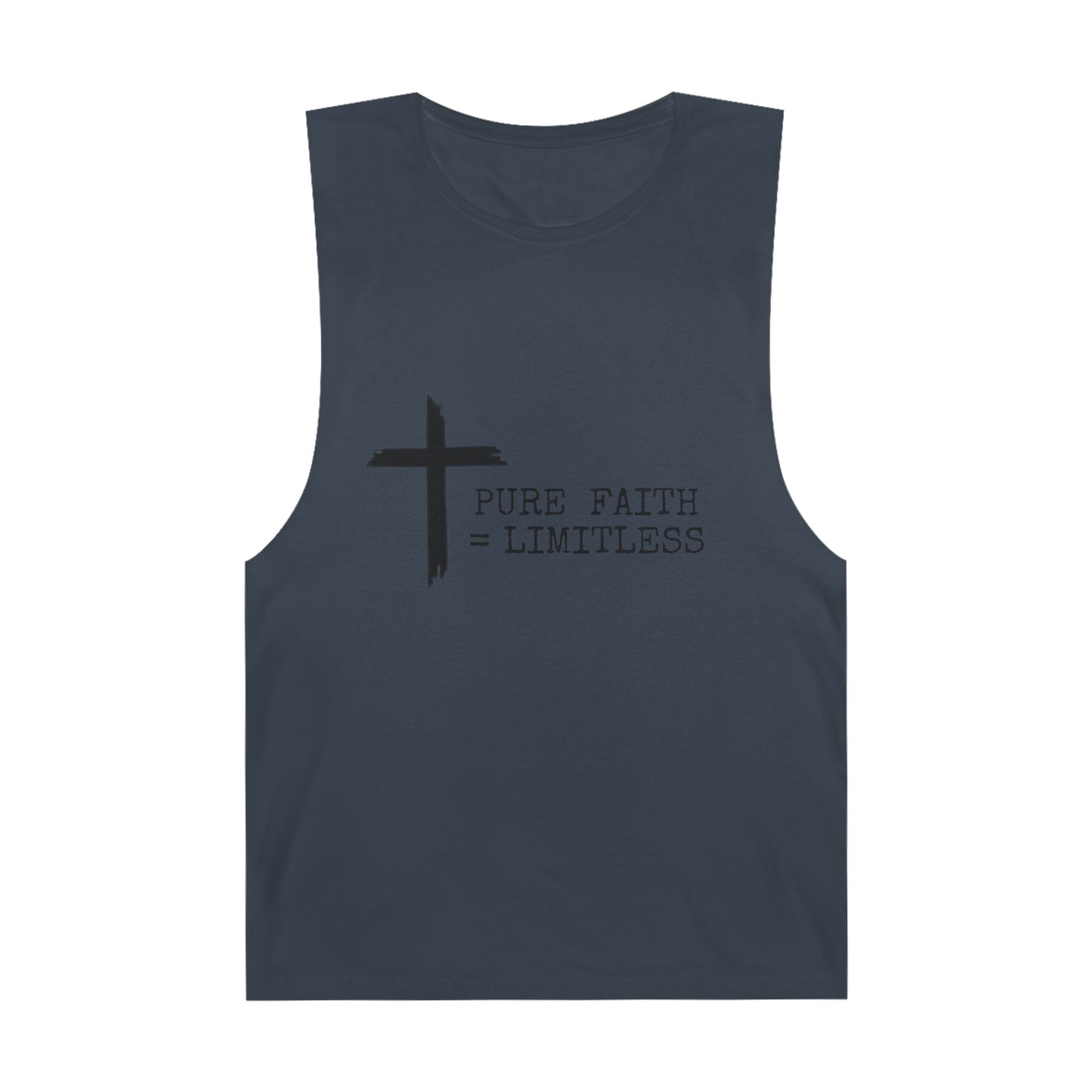 Faith-Inspired Unisex Tank Top | Pure Faith = Limitless, Inspirational Workout Wear, Christian Apparel, Summer Essentials, Faith-Based Gifts