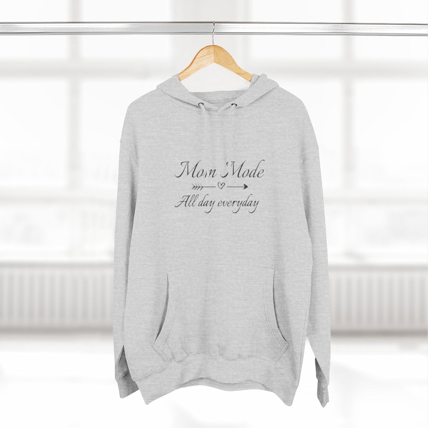 Mom Mode Fleece Hoodie - Cozy Apparel for Moms, Perfect Gift for Mother's Day, Birthdays, and Everyday Comfort