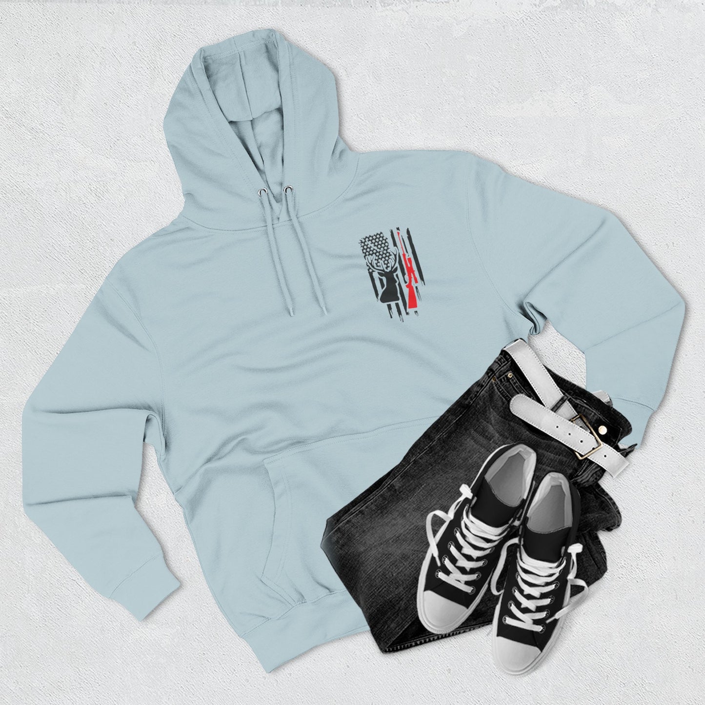 Stylish Three-Panel Fleece Hoodie with Unique Graphic Design for Outdoor Lovers, Winter Apparel, Gift for Him, Casual Wear, Layering [...]