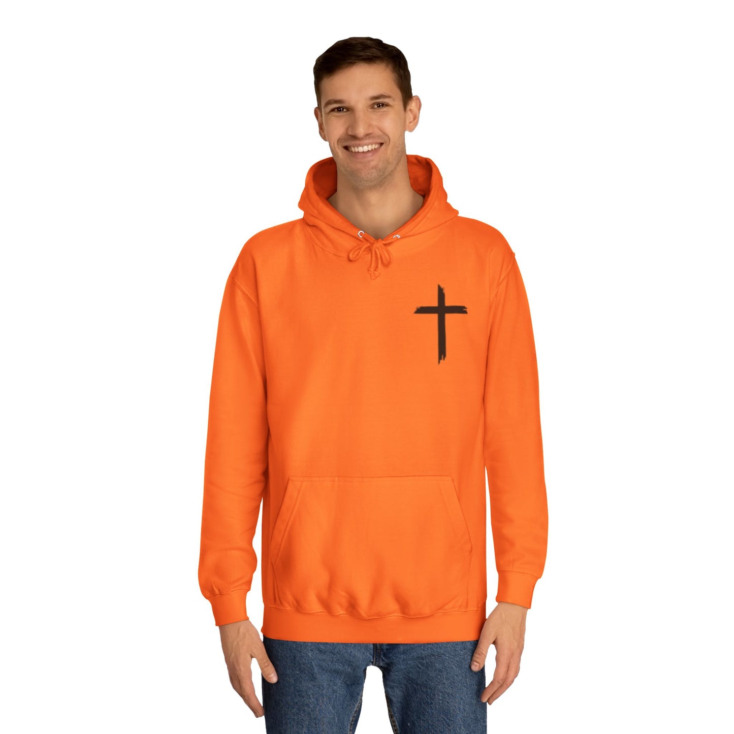 Faith-Inspired Unisex College Hoodie, Spiritual Comfort Wear, Perfect for Campus Life, Gift for Graduates, Cozy Faith Apparel