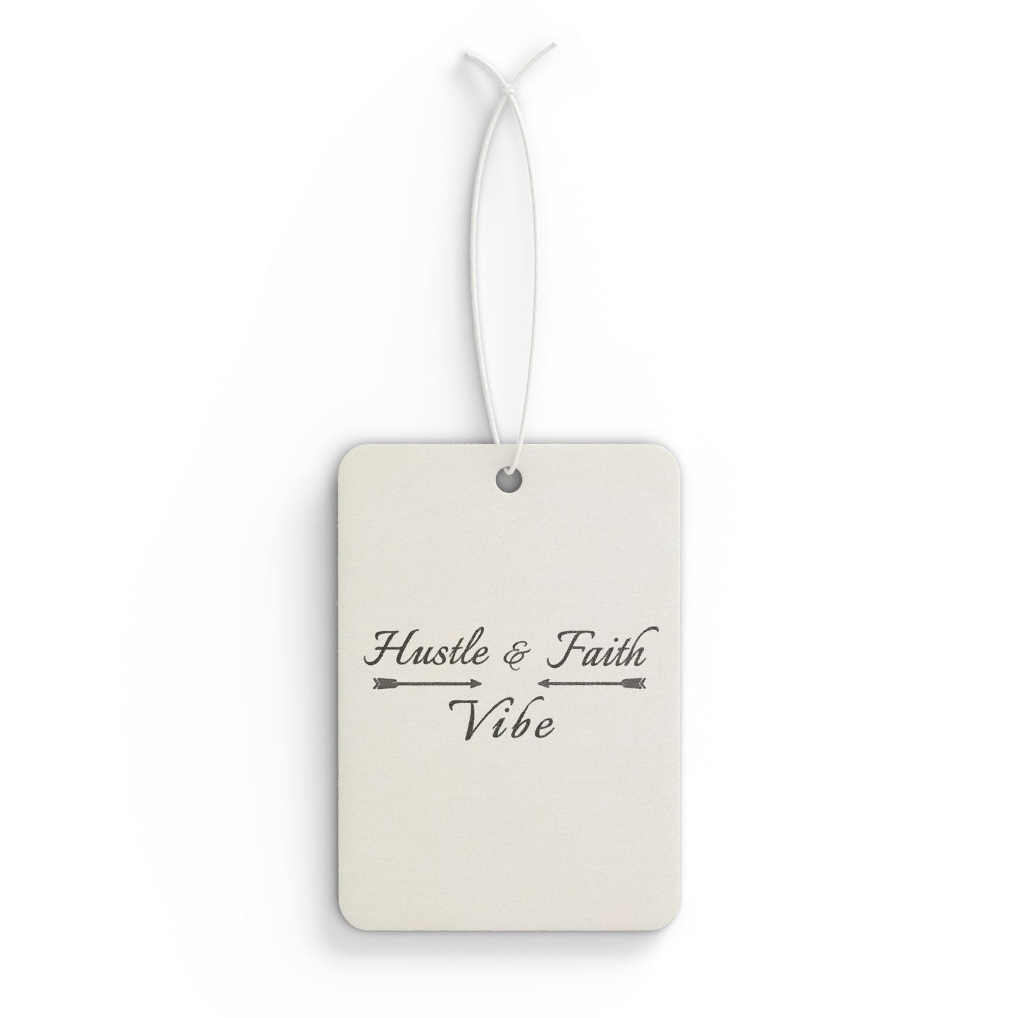 Hustle & Faith Car Air Freshener, Motivational Car Accessory, Vehicle Decor, Inspirational Gift, Stress Relief Aromatherapy